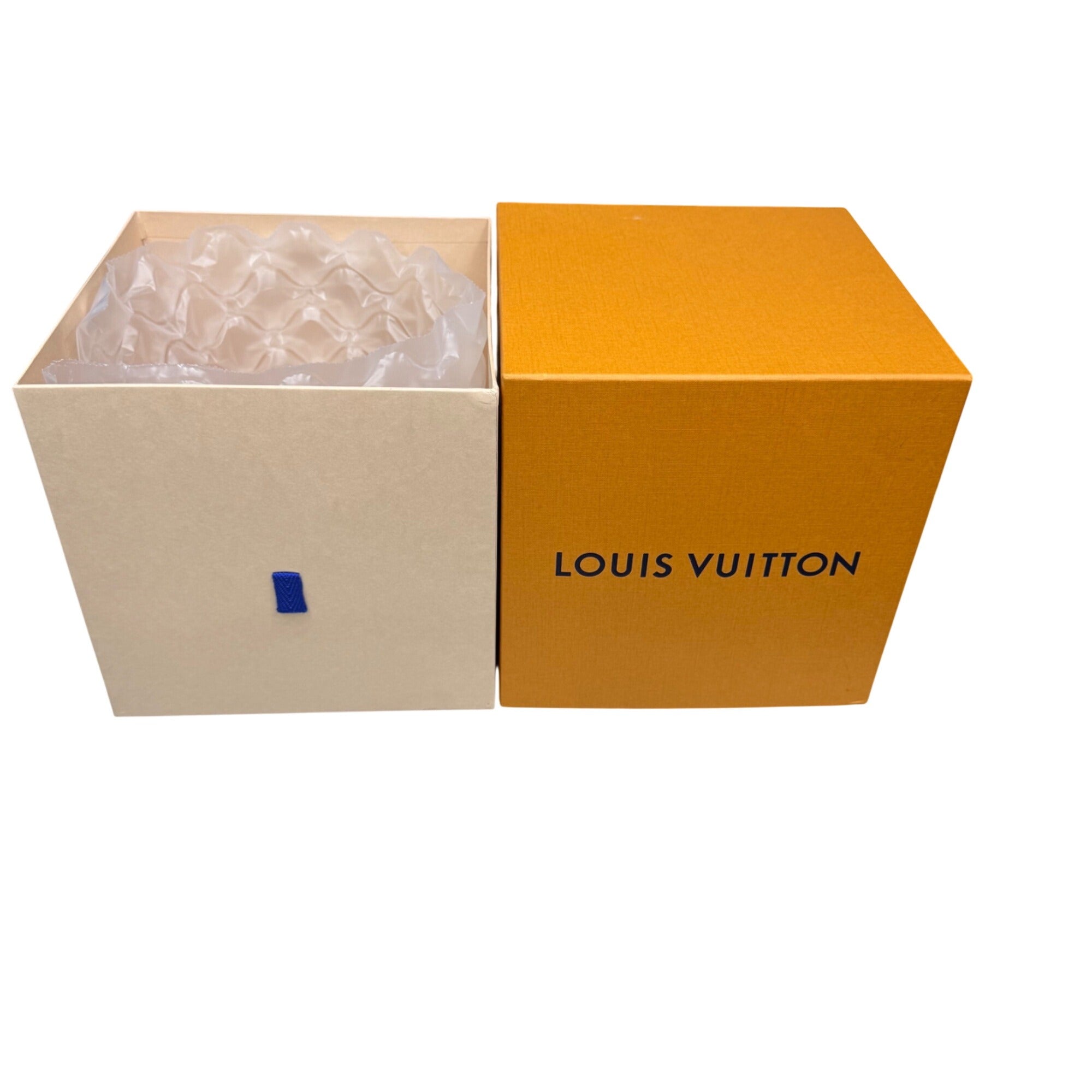 Louis Vuitton Branded Gift Box 8x8x8 Purse Clutch Wallet Gift Storage Authentic