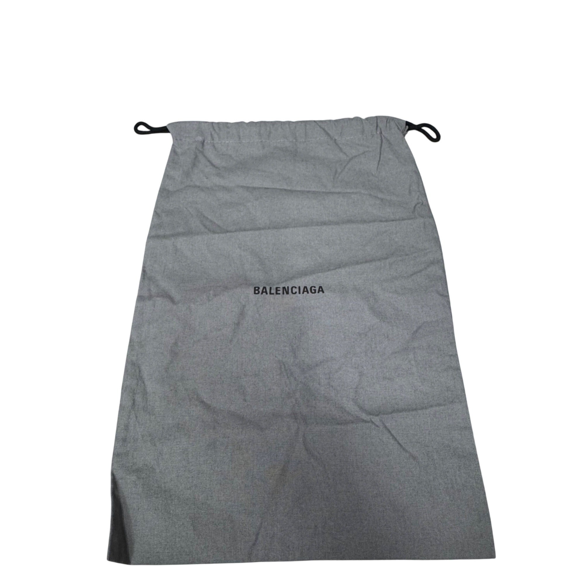 Balenciaga Gray Drawstring Dust Bag Shoes Purse Handbag Accessories Authentic