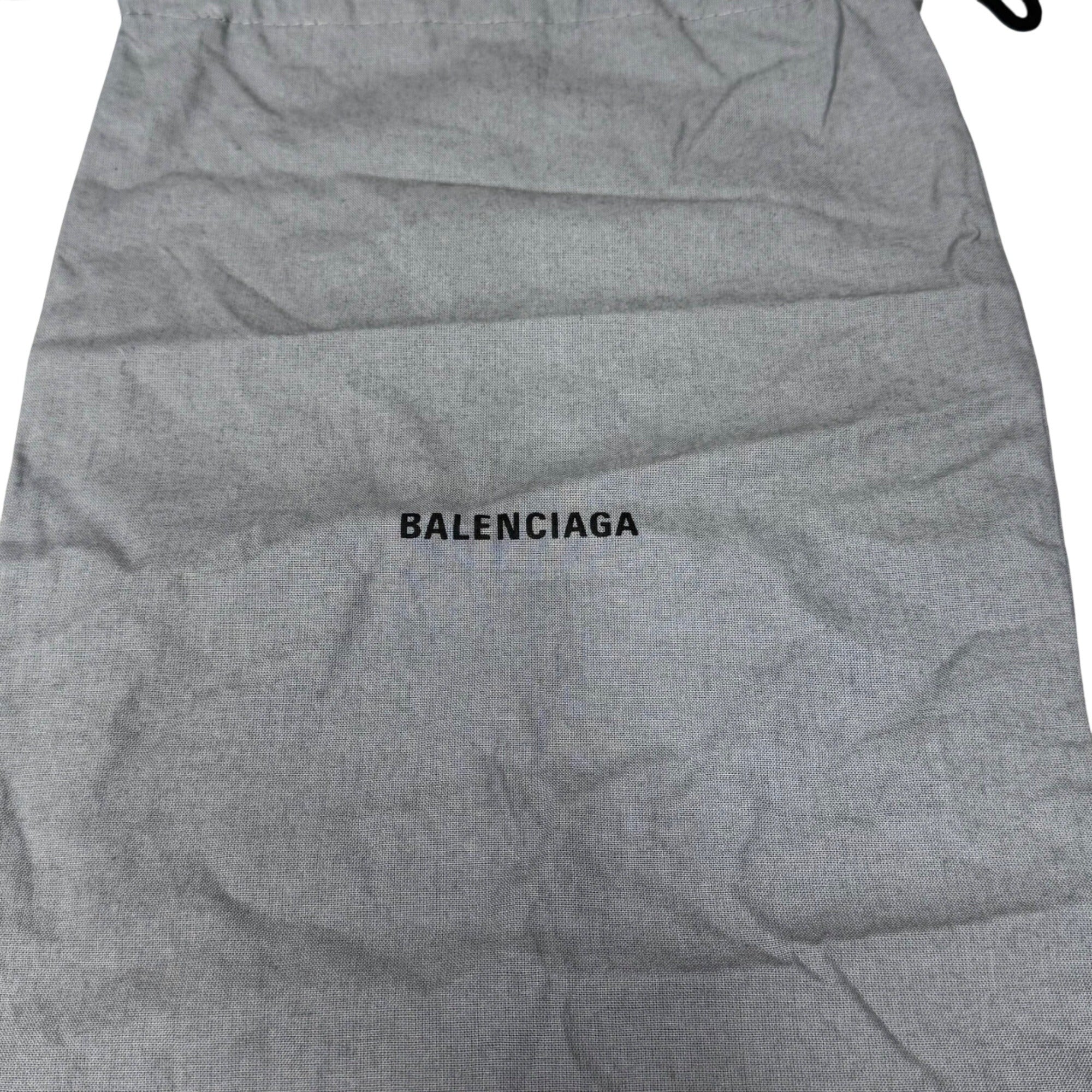 Balenciaga Gray Drawstring Dust Bag Shoes Purse Handbag Accessories Authentic