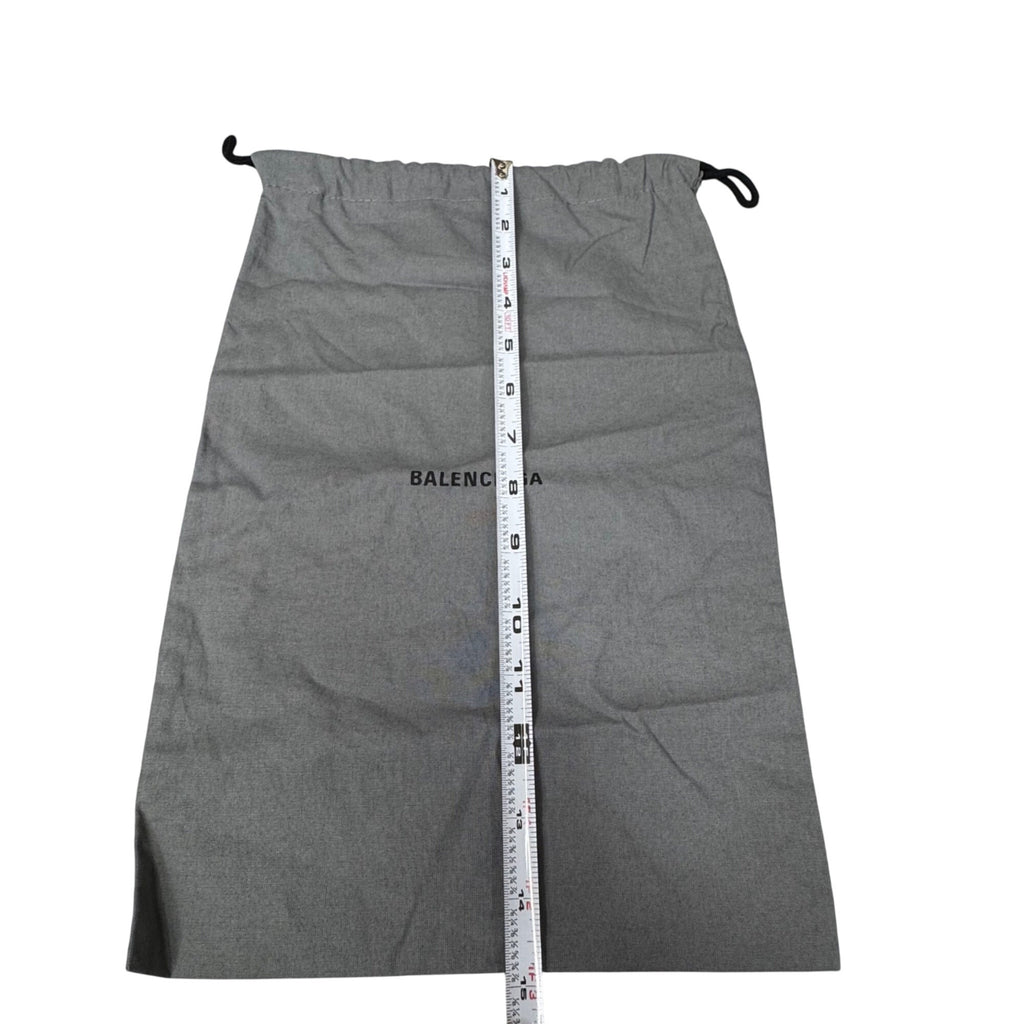 Balenciaga Gray Drawstring Dust Bag Shoes Purse Handbag Accessories Authentic