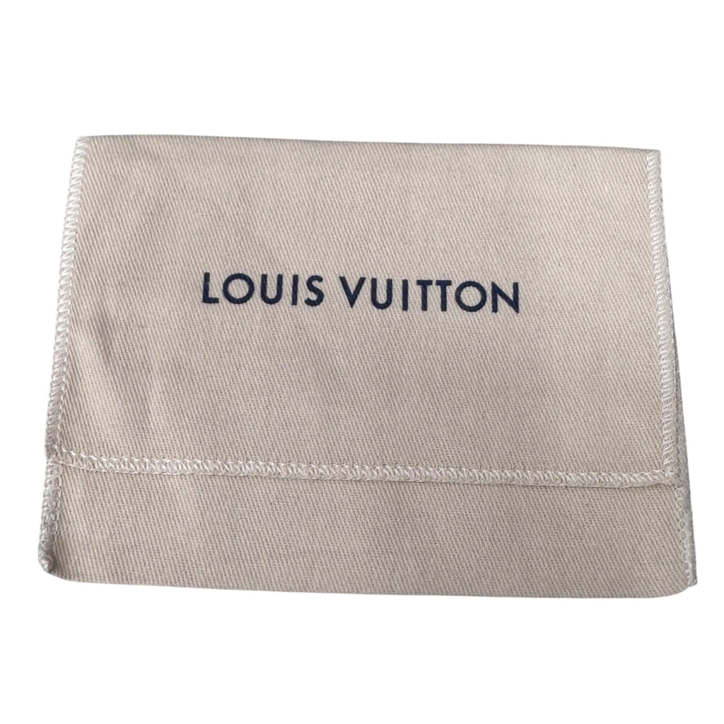 Louis Vuitton Beige Cotton Dust Bag 6X4 Envelope Wallet Sunglasses Authentic