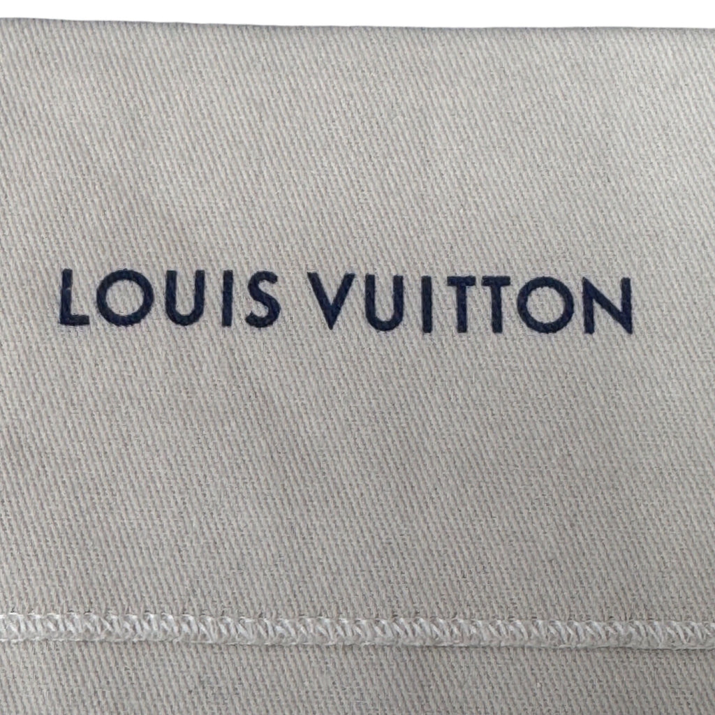 Louis Vuitton Beige Cotton Dust Bag 6X4 Envelope Wallet Sunglasses Authentic