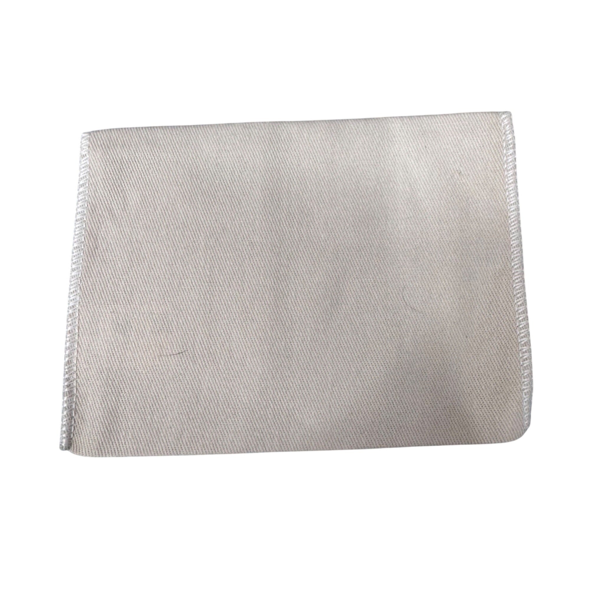 Louis Vuitton Beige Cotton Dust Bag 6X4 Envelope Wallet Sunglasses Authentic