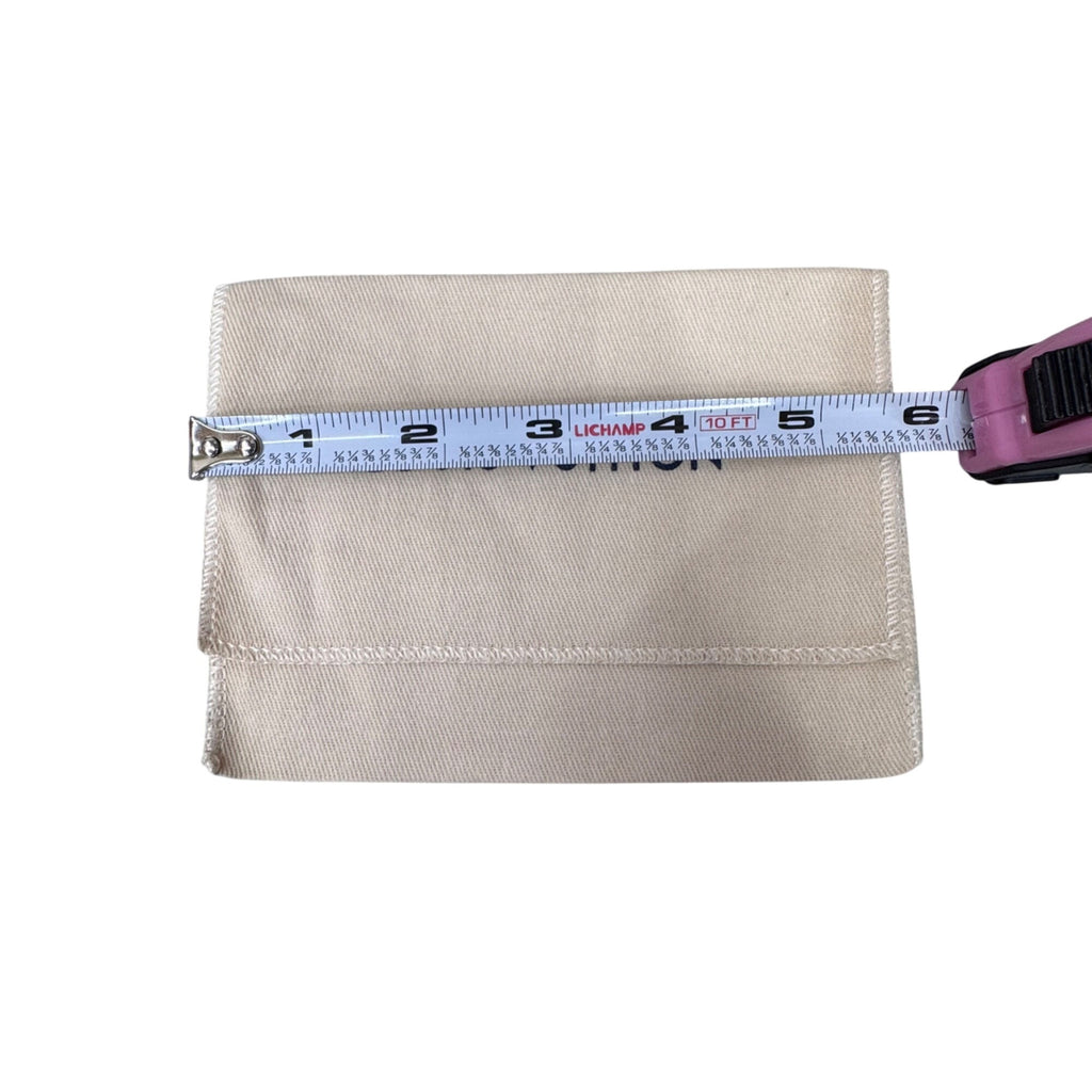 Louis Vuitton Beige Cotton Dust Bag 6X4 Envelope Wallet Sunglasses Authentic
