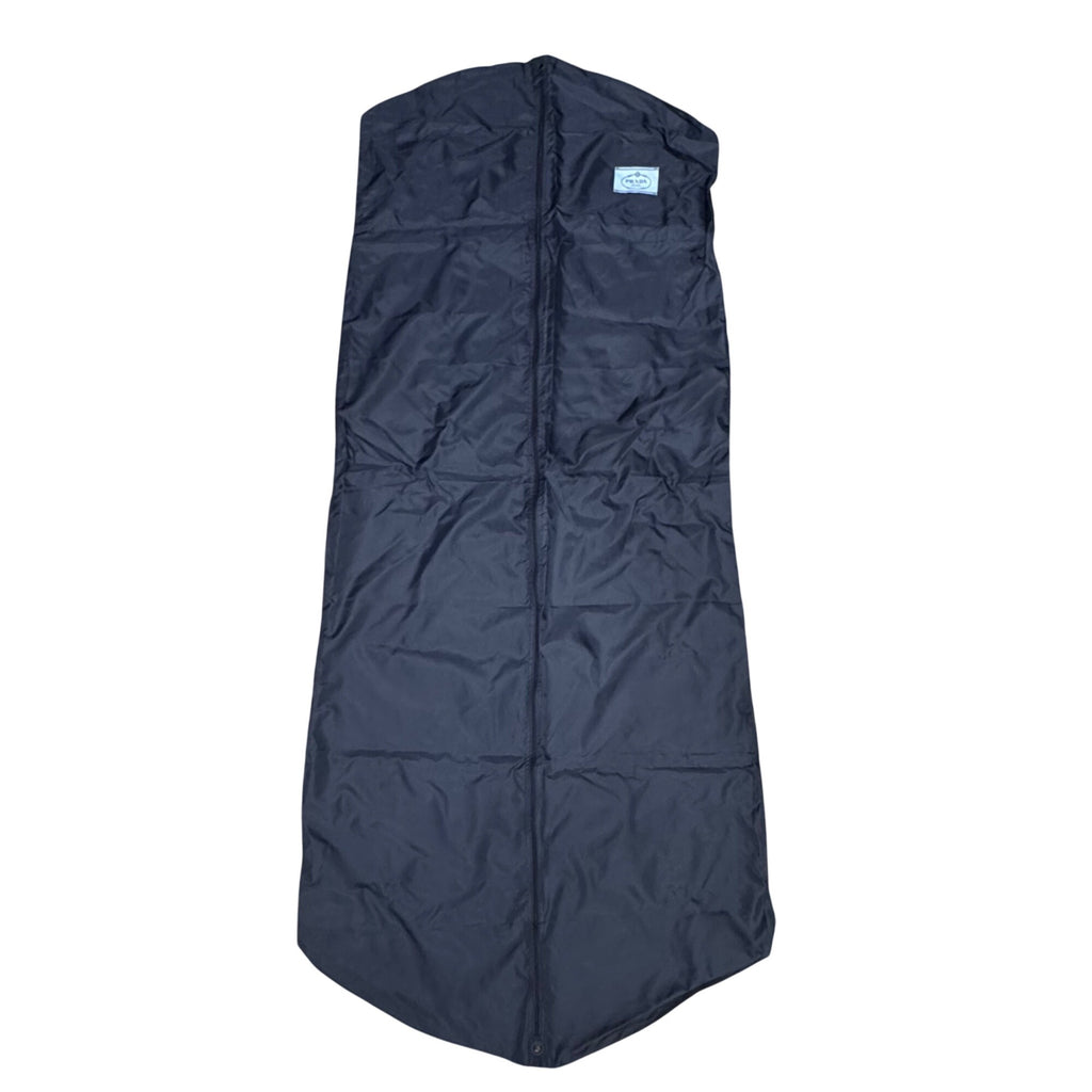 Prada Navy Blue Garment Bag Storage Travel Authentic Zipper Hooded 19"x29.5x18.5