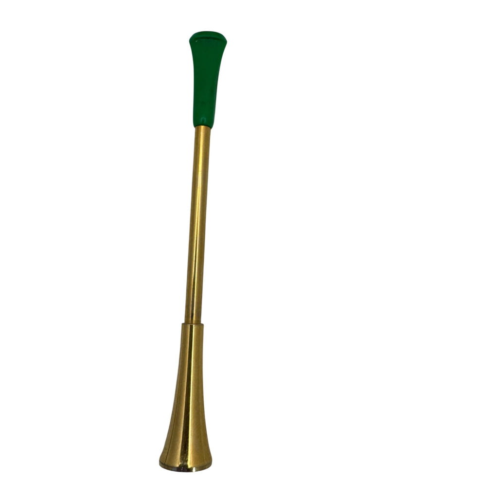 Rogers Cigarette Holder Gold-Tone Ornate Smoking Green France Original Box Vtg