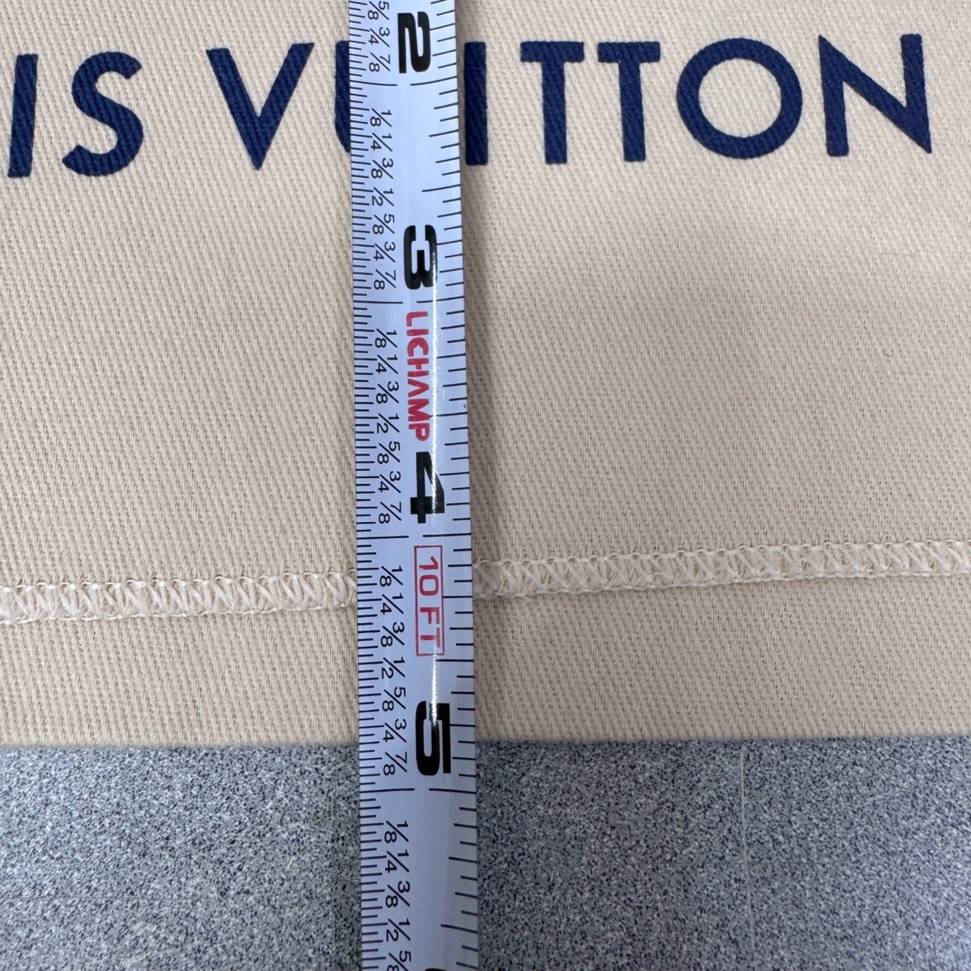 Authentic Louis Vuitton Cotton Dust Bag Envelope Wallet Cover Storage 9x5