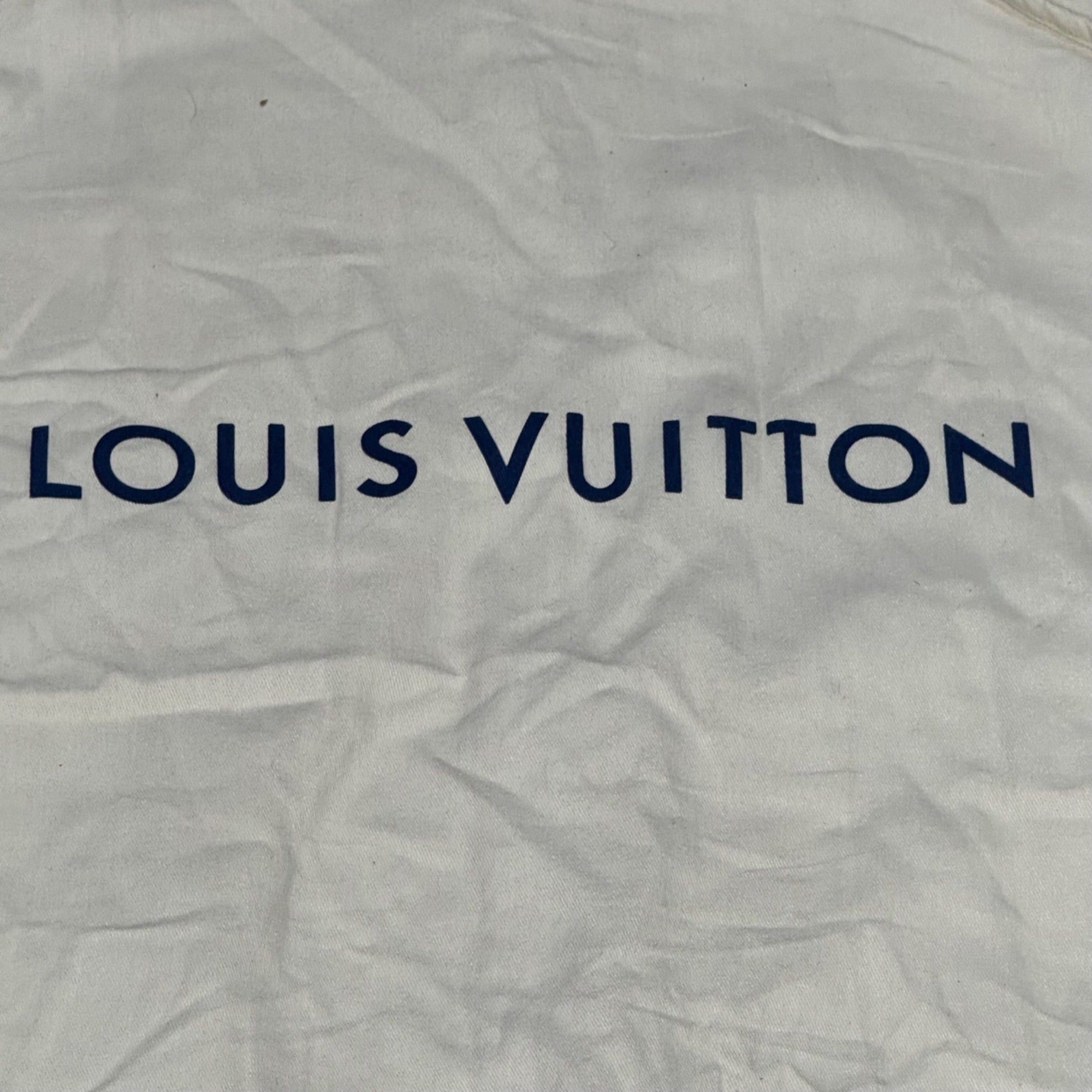 Louis Vuitton Cream Garment Cover Bag 65.5" X 27" Suit Storage Travel Authentic