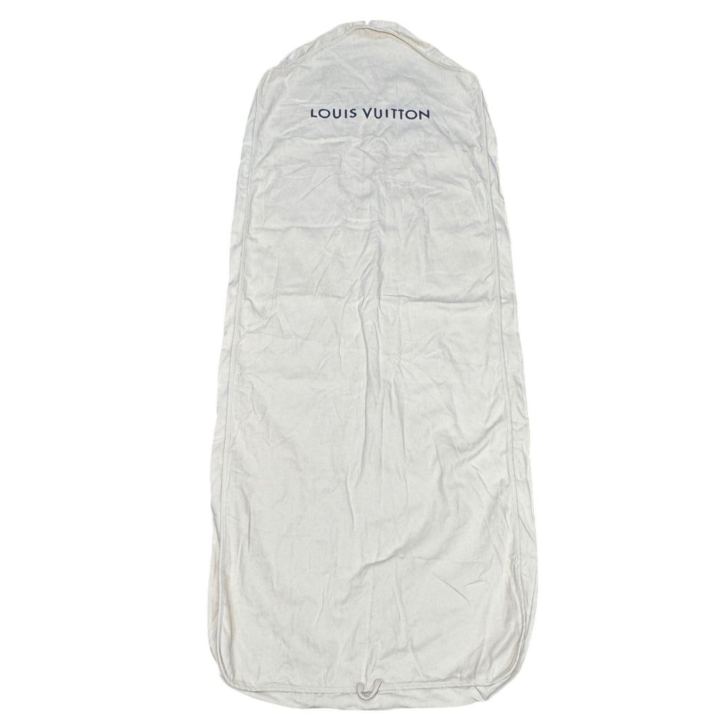 Louis Vuitton Cream Garment Cover Bag 65.5" X 27" Suit Storage Travel Authentic