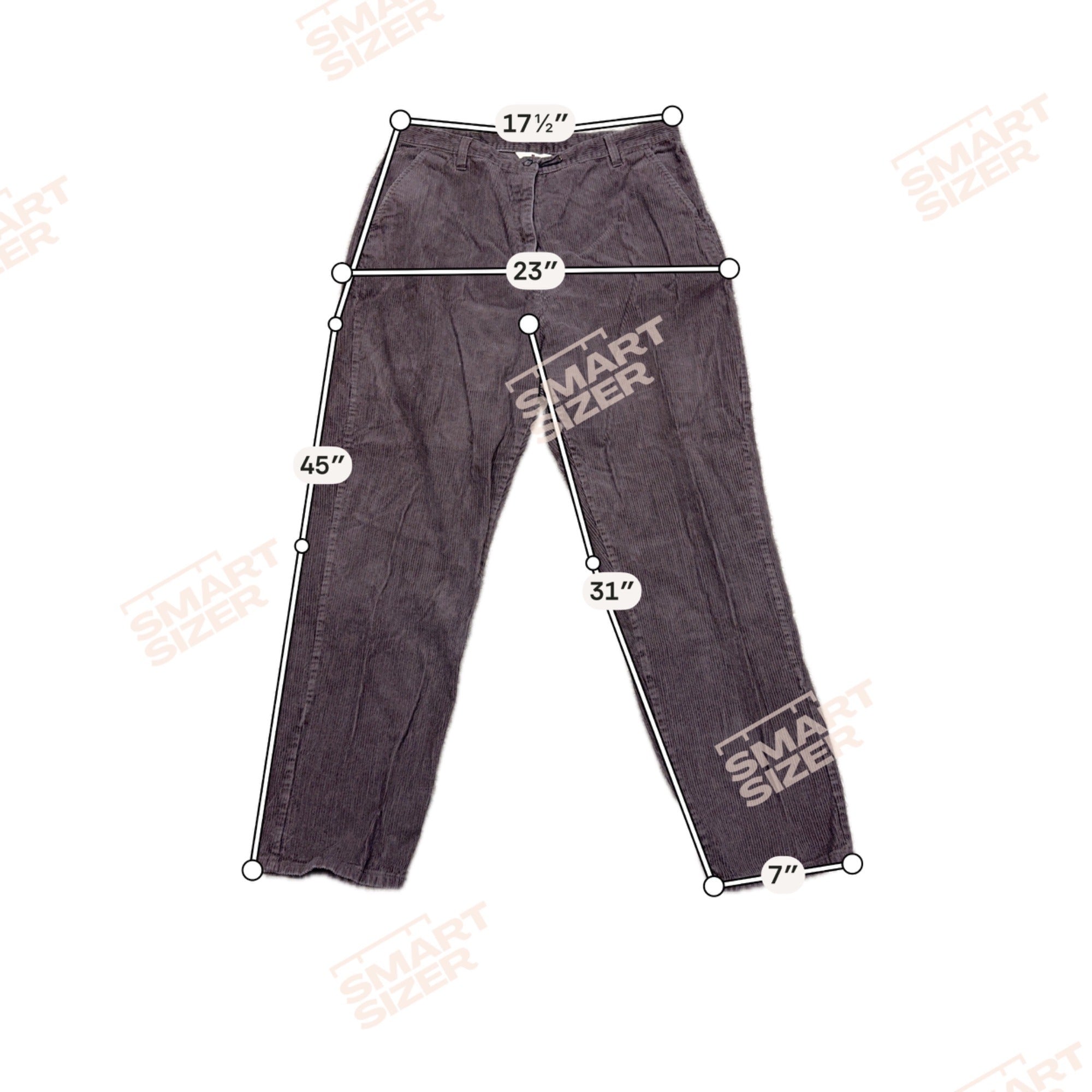 Woolrich Womens Corduroy Pants Size 16 High Rise Y2K Brown Cotton Straight Leg