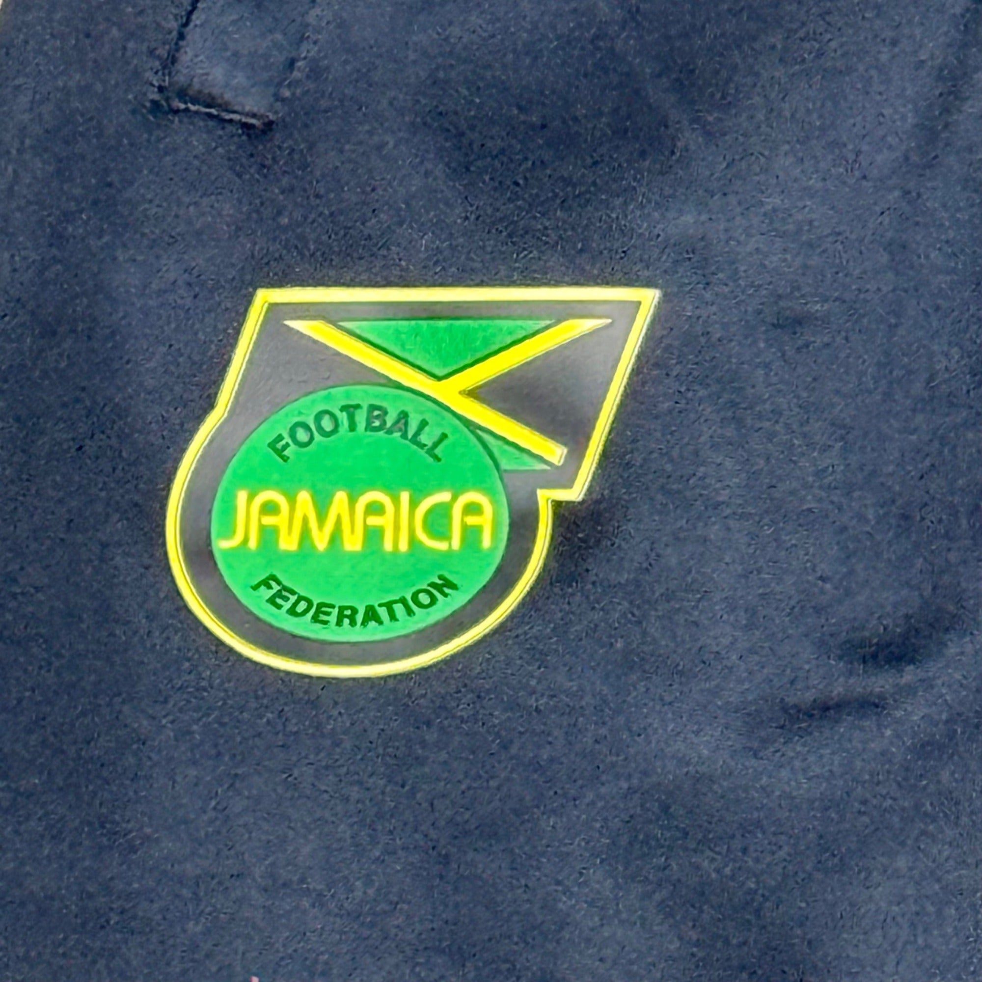 Umbro Jamaica Football Federation Mens Track Pants Training Navy Blue L Logo