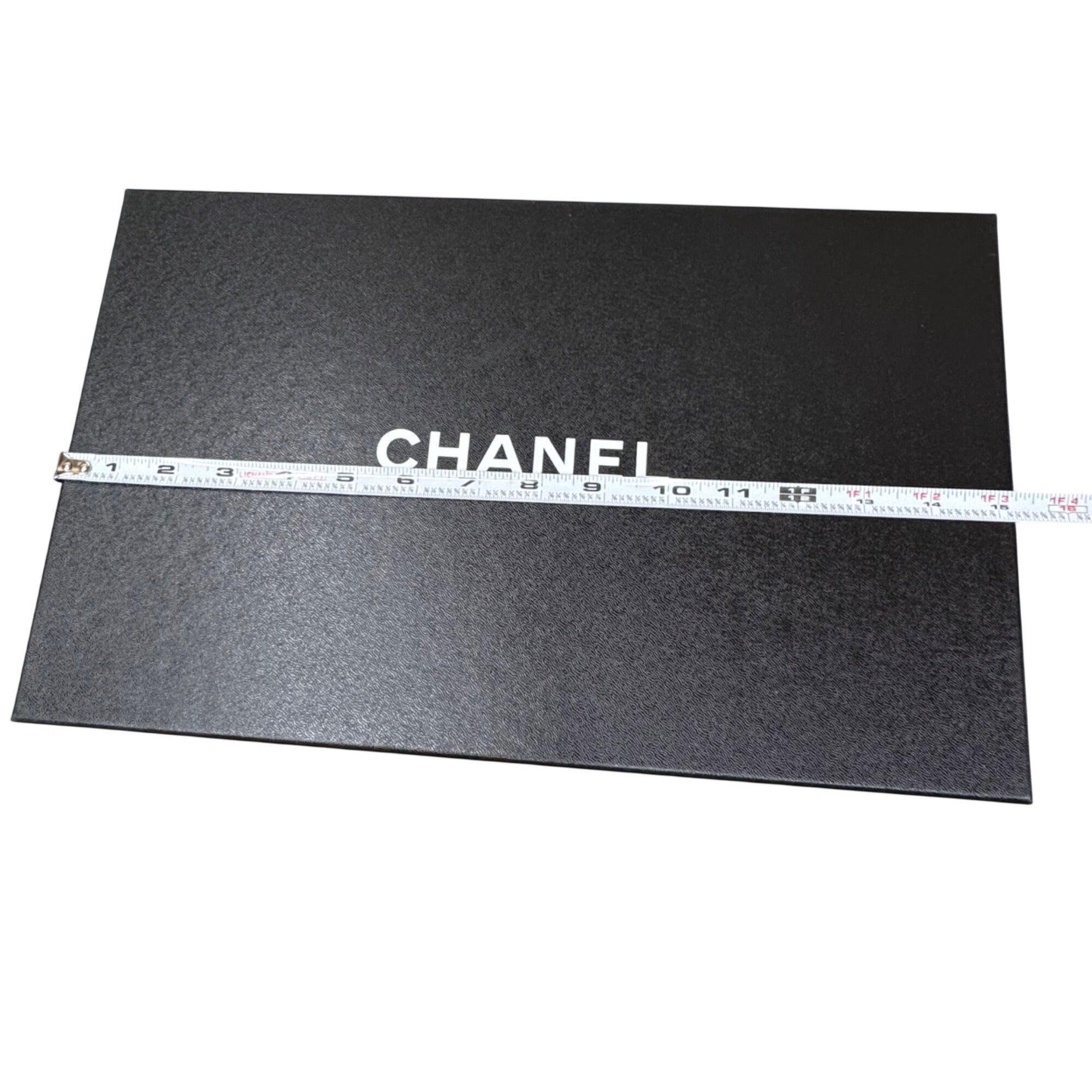 Chanel Black Rectangular Gift Box Shoe Storage Authentic w/ Lid 15x9x6 Sneakers