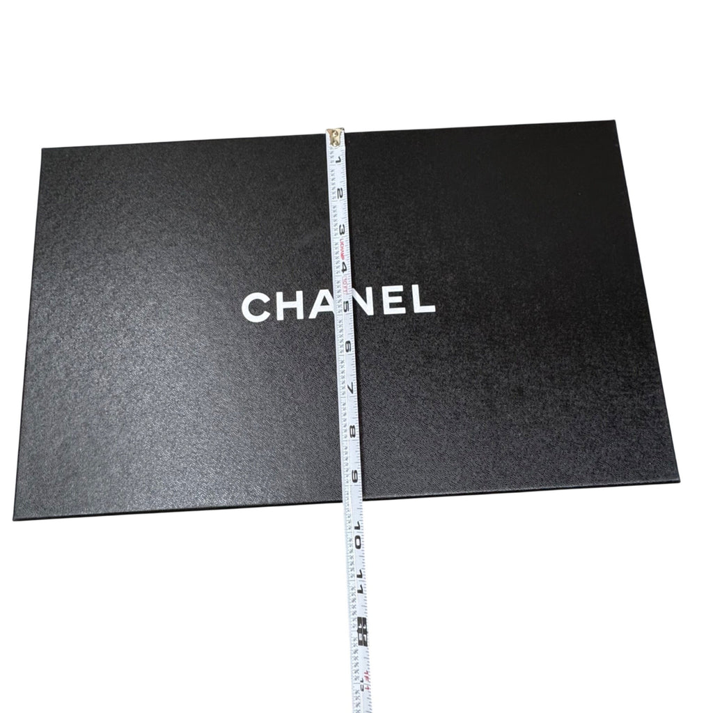 Chanel Black Rectangular Gift Box Shoe Storage Authentic w/ Lid 15x9x6 Sneakers