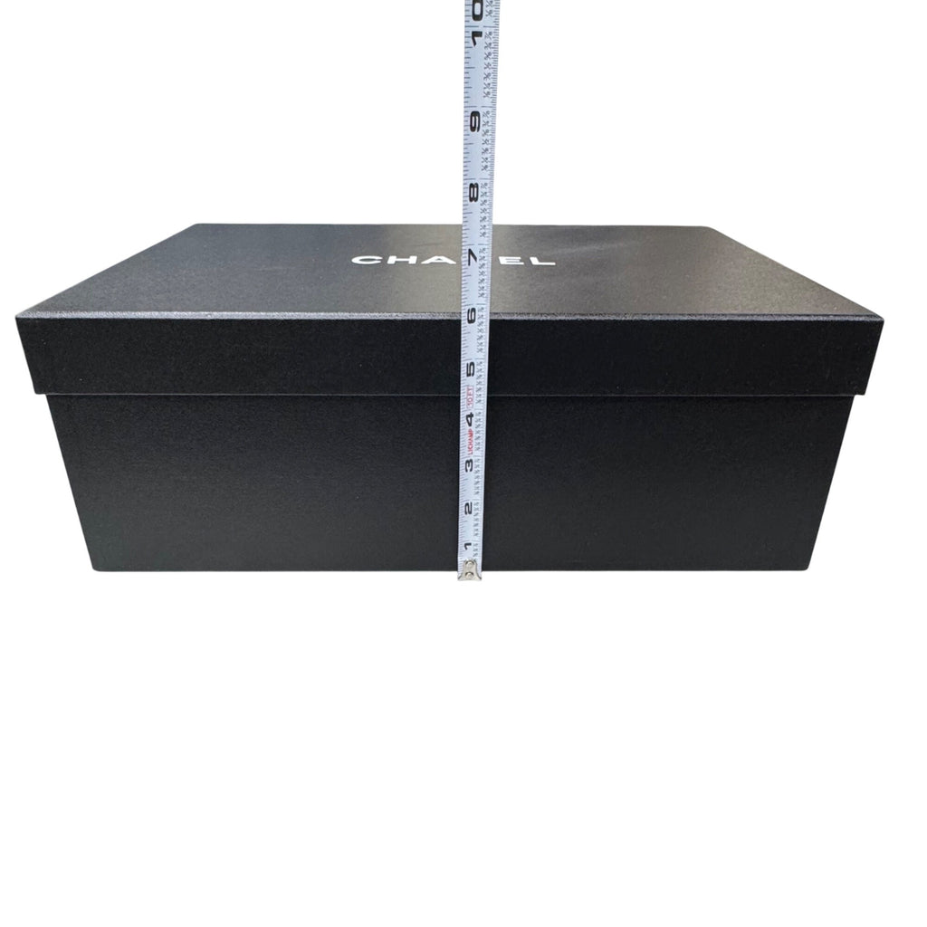 Chanel Black Rectangular Gift Box Shoe Storage Authentic w/ Lid 15x9x6 Sneakers