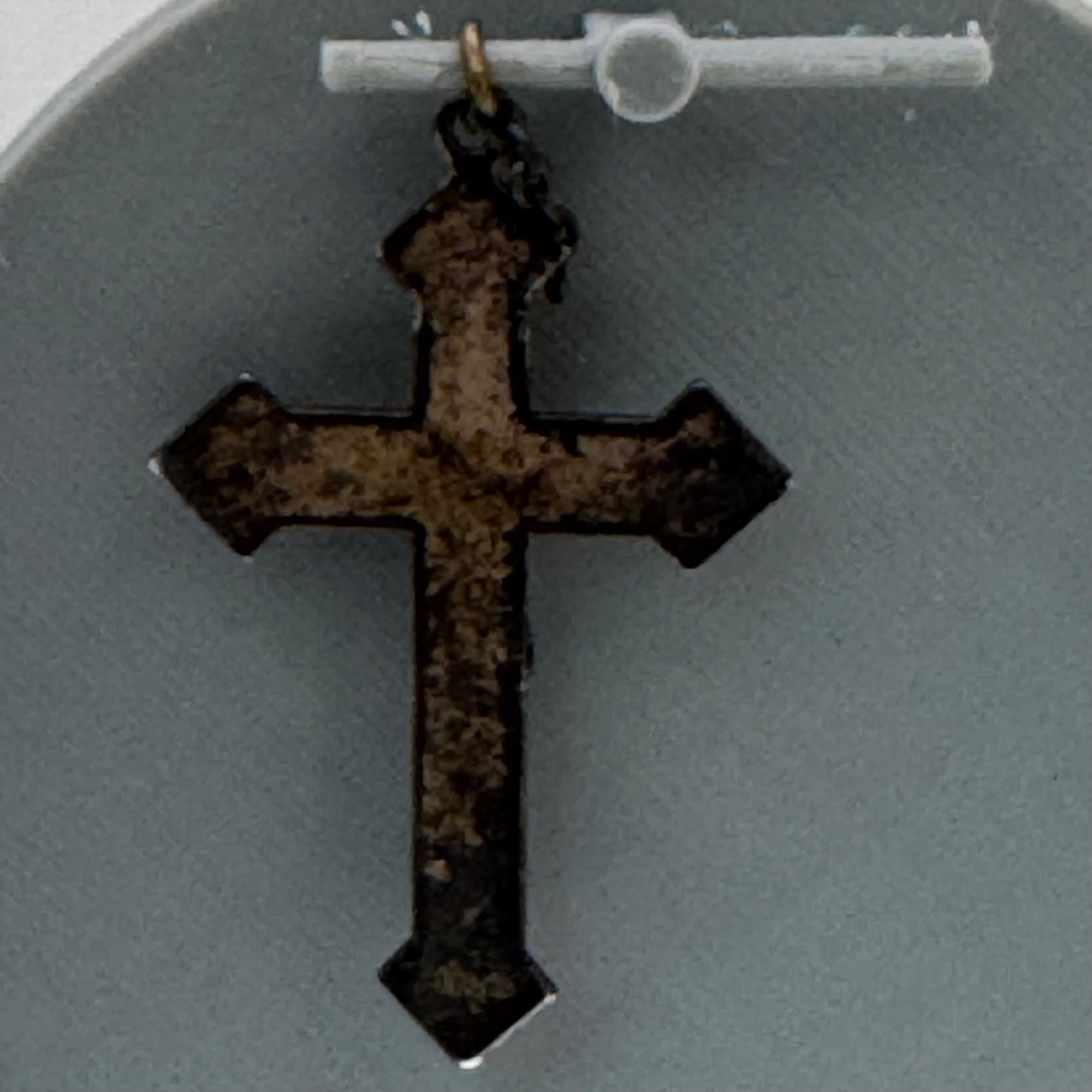 Antique Sterling Silver Crucifix Pendant Detailed Jesus Figure Religious Jewelry
