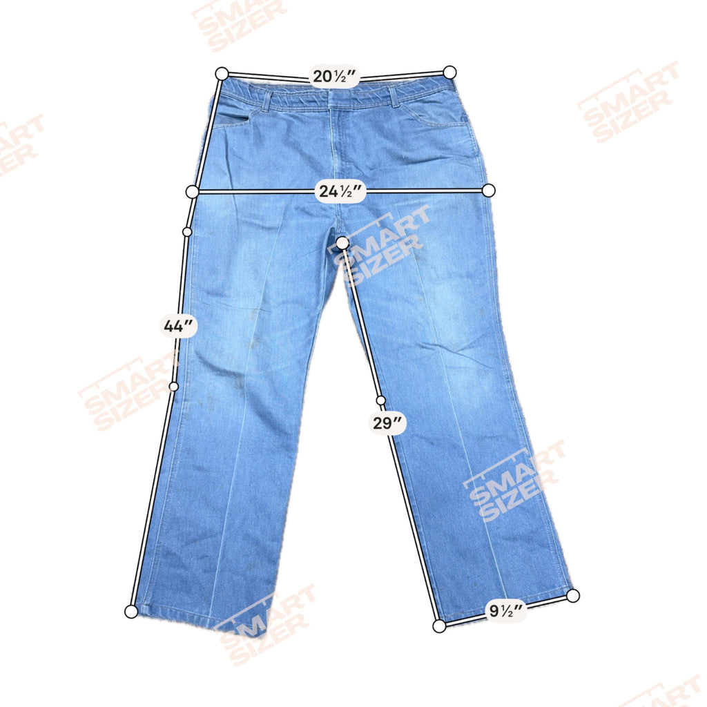 Comfort Action Sports Light Blue Denim Jeans Size 42x32 50% Cotton 50% Polyester
