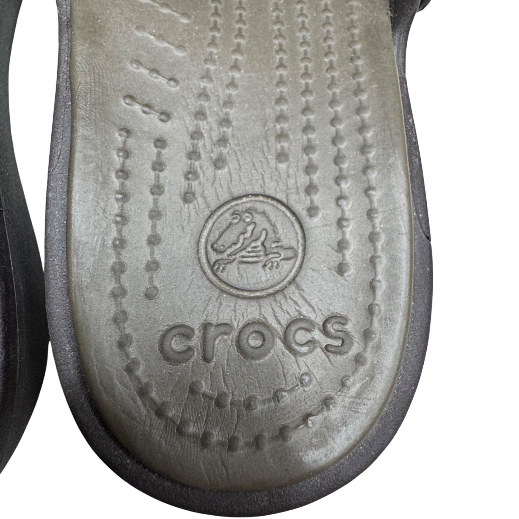 Crocs Patricia Women's Wedge Sandals Brown Multi Strap 7 Casual Comfort Shoes