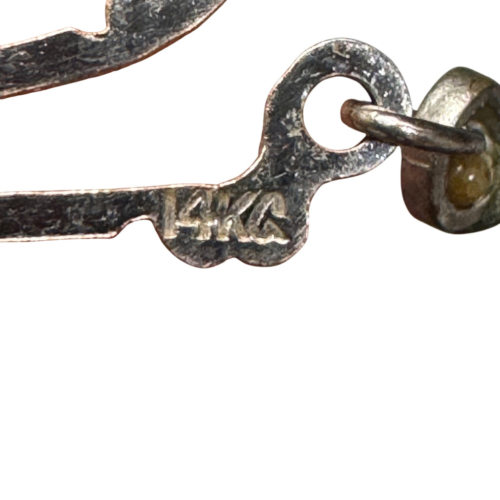 14K White Gold White Akoya Pearl Strand push Lock Clasp Necklace 18" Vintage