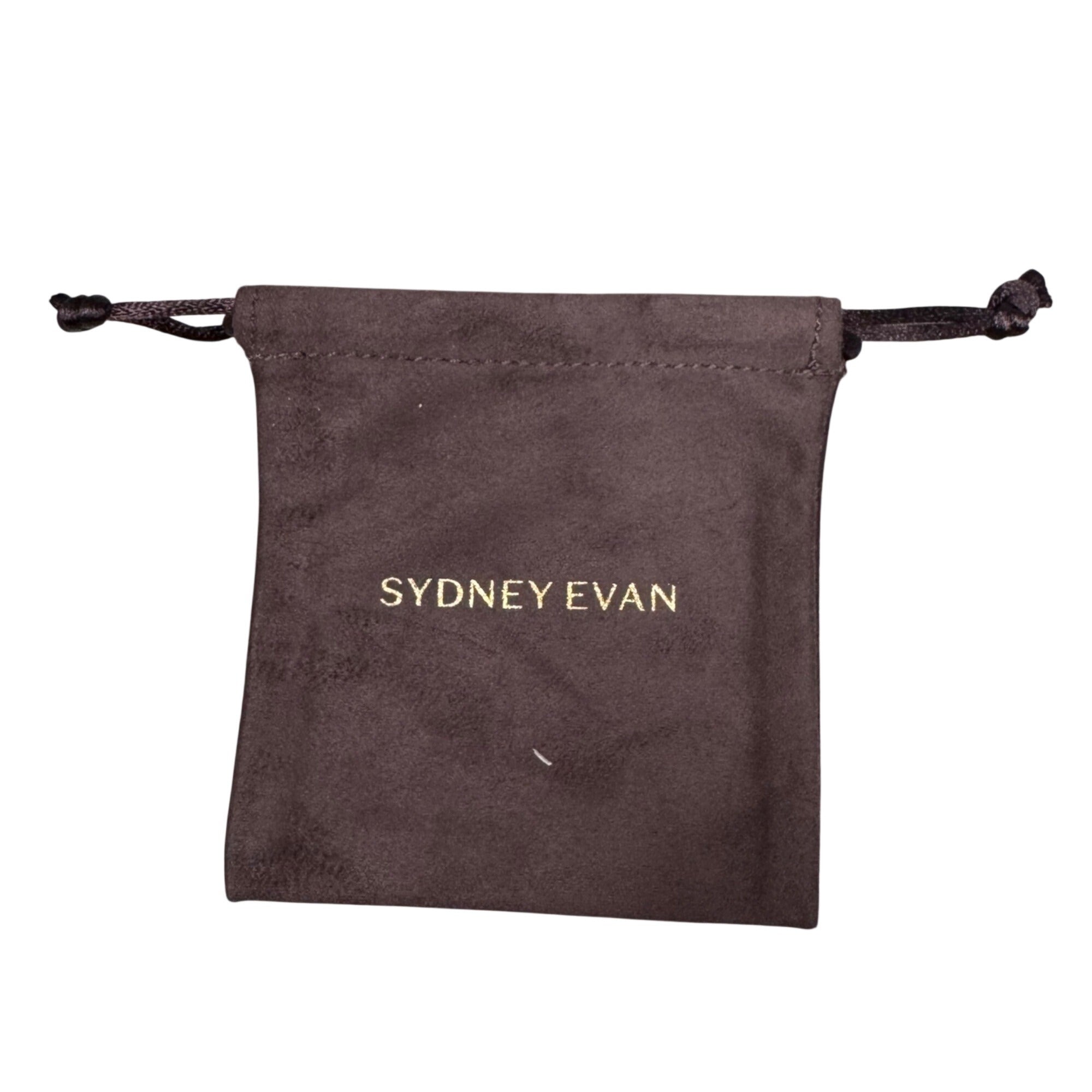 Sydney Evan Brown Suede Drawstring Jewelry Pouch 3x3.5 Bracelet Necklace Earring