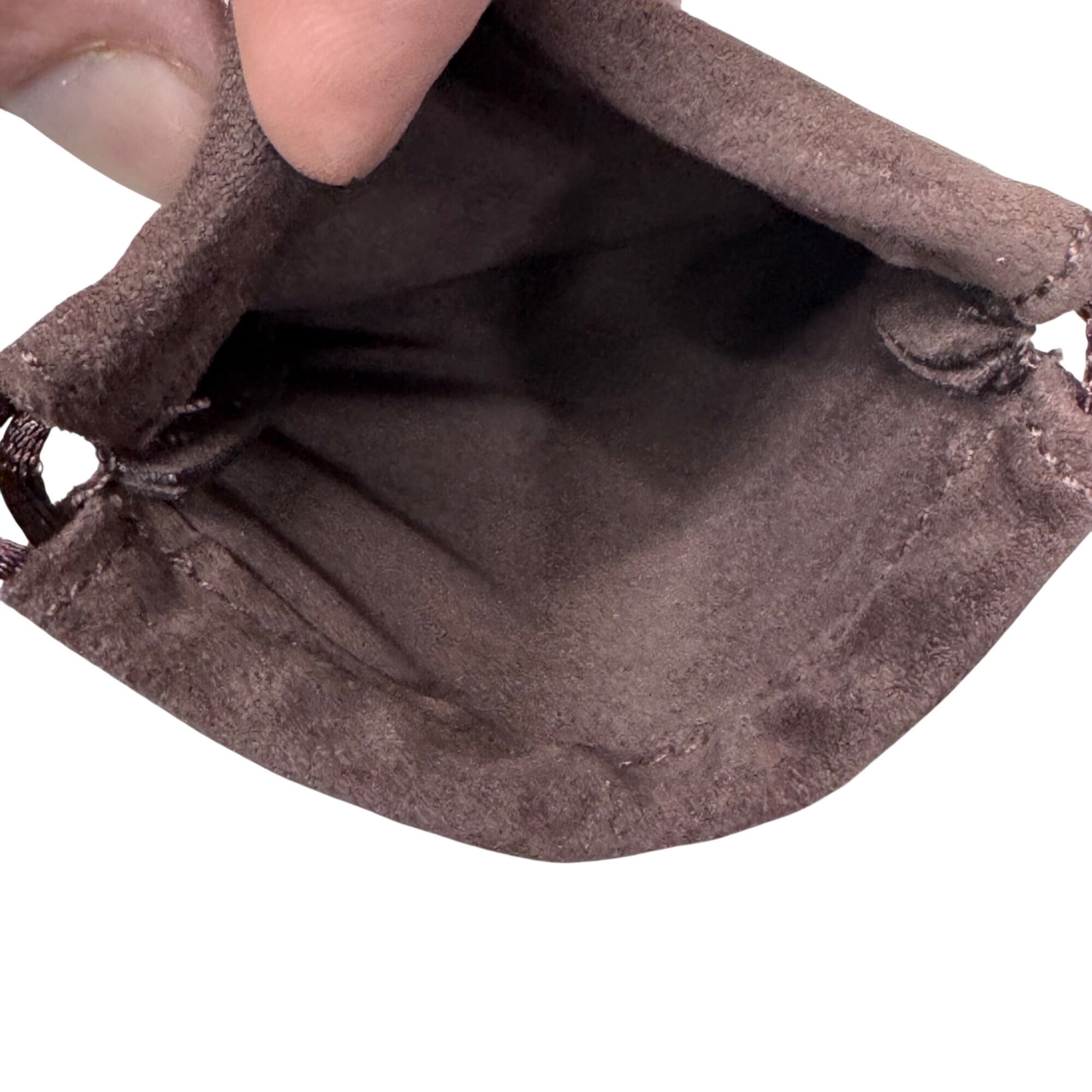 Sydney Evan Brown Suede Drawstring Jewelry Pouch 3x3.5 Bracelet Necklace Earring
