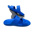 Crocs Classic Blue Slide Sandals Mens 10 Womens 12 Lightweight Waterproof Comfort