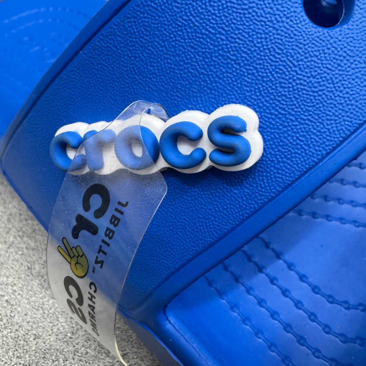 Crocs Classic Blue Slide Sandals Mens 10 Womens 12 Lightweight Waterproof Comfort