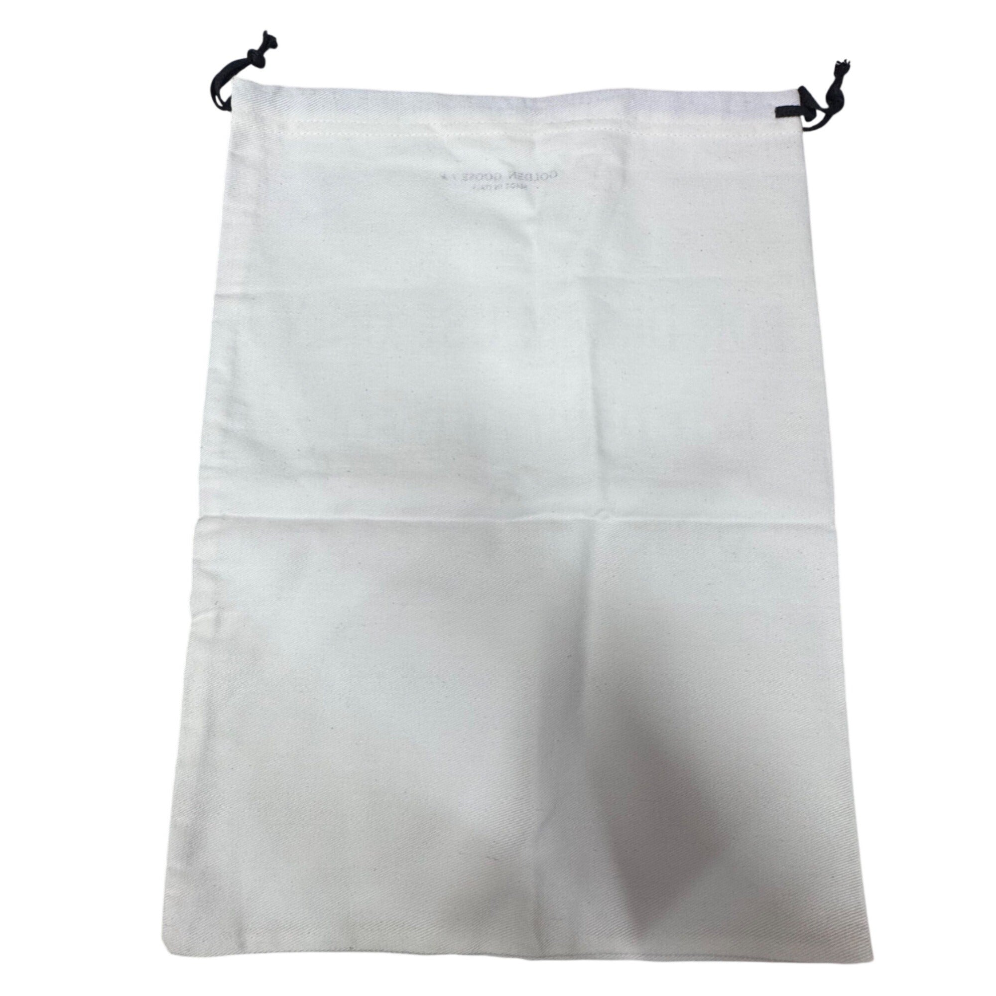 Golden Goose White Canvas Drawstring Dust Bag 15” x11" Dream Use Only Authentic
