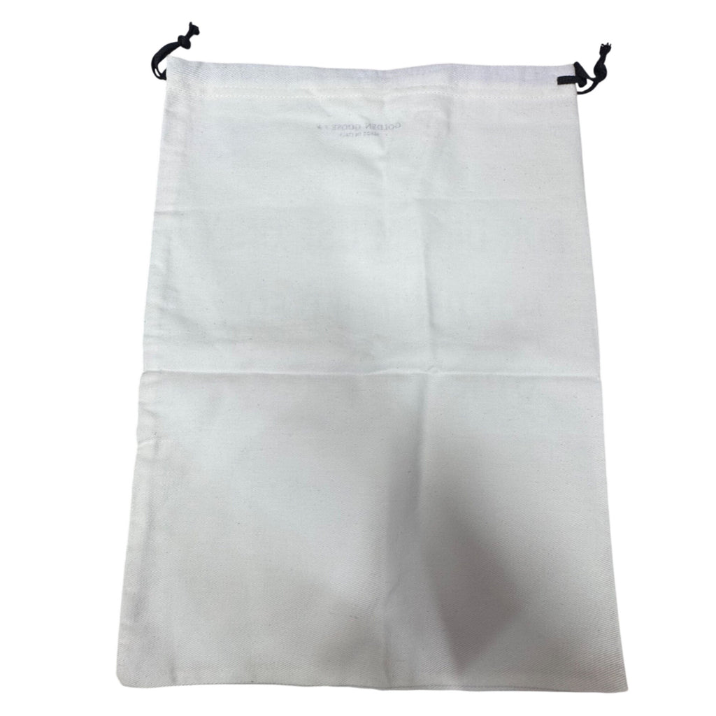 Golden Goose White Canvas Drawstring Dust Bag 15” x11" Dream Use Only Authentic