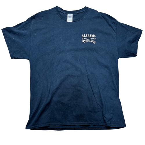 Alabama Tuscaloosa T-Shirt XL Black 100% Cotton Southern Football Crimson Tide