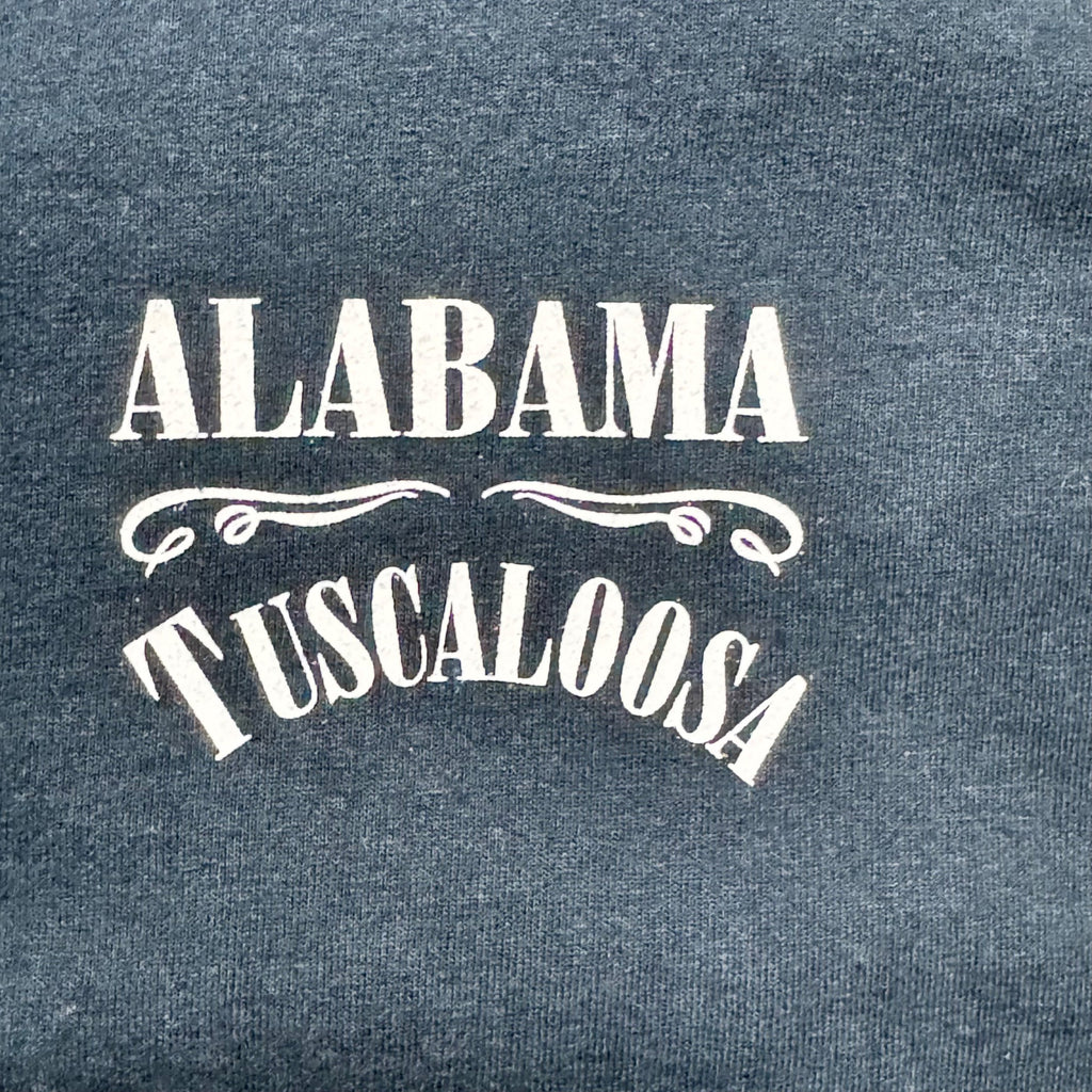 Alabama Tuscaloosa T-Shirt XL Black 100% Cotton Southern Football Crimson Tide