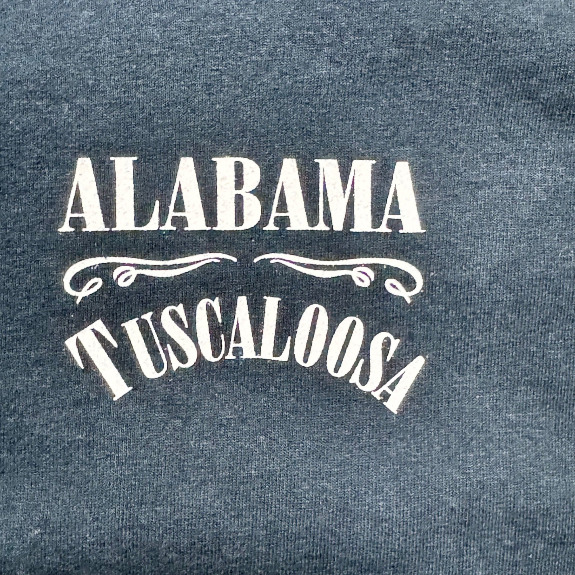 Alabama Tuscaloosa T-Shirt XL Black 100% Cotton Southern Football Crimson Tide