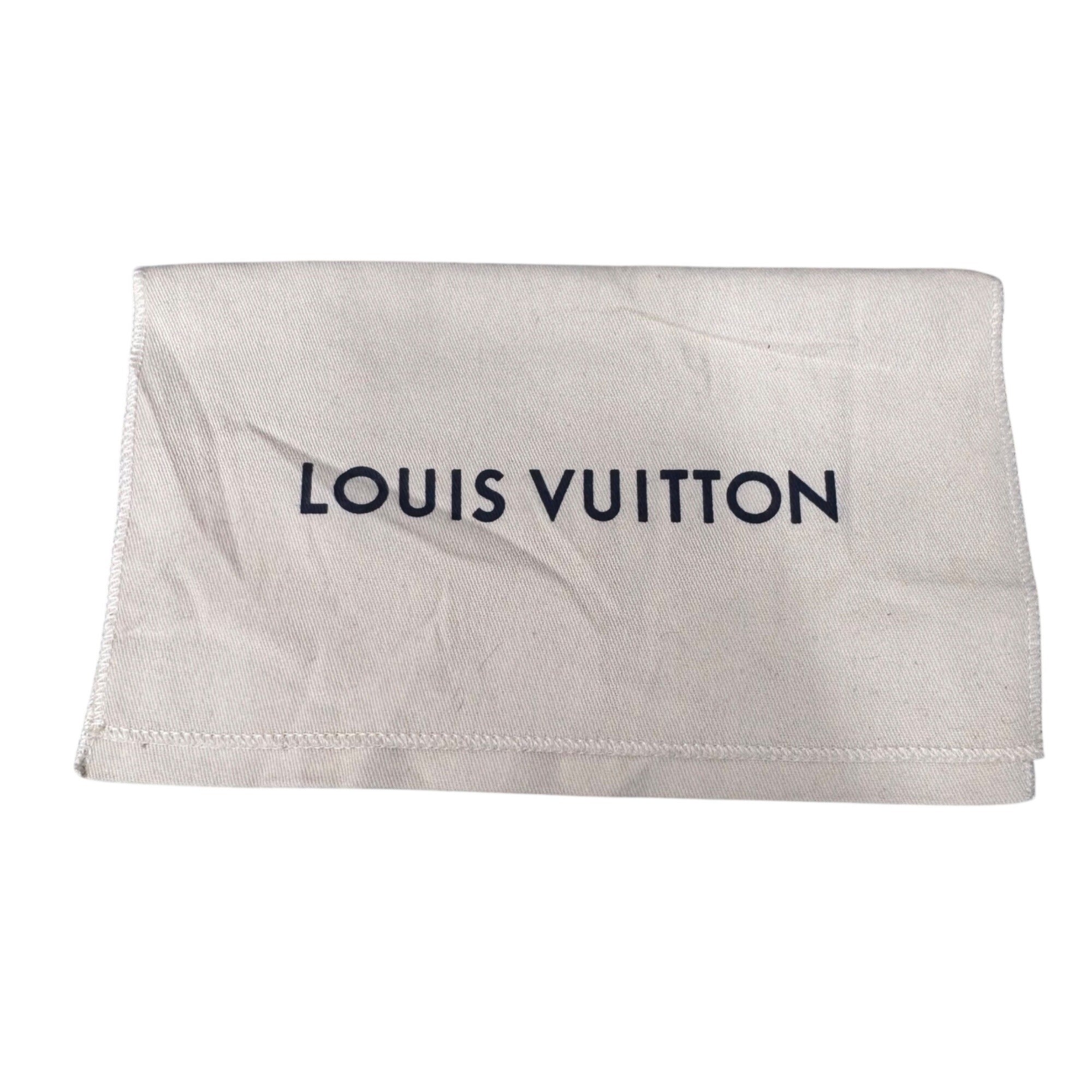 Louis Vuitton Beige Canvas Dust Bag 10X6 Accessories Small Items Clutch Wallet