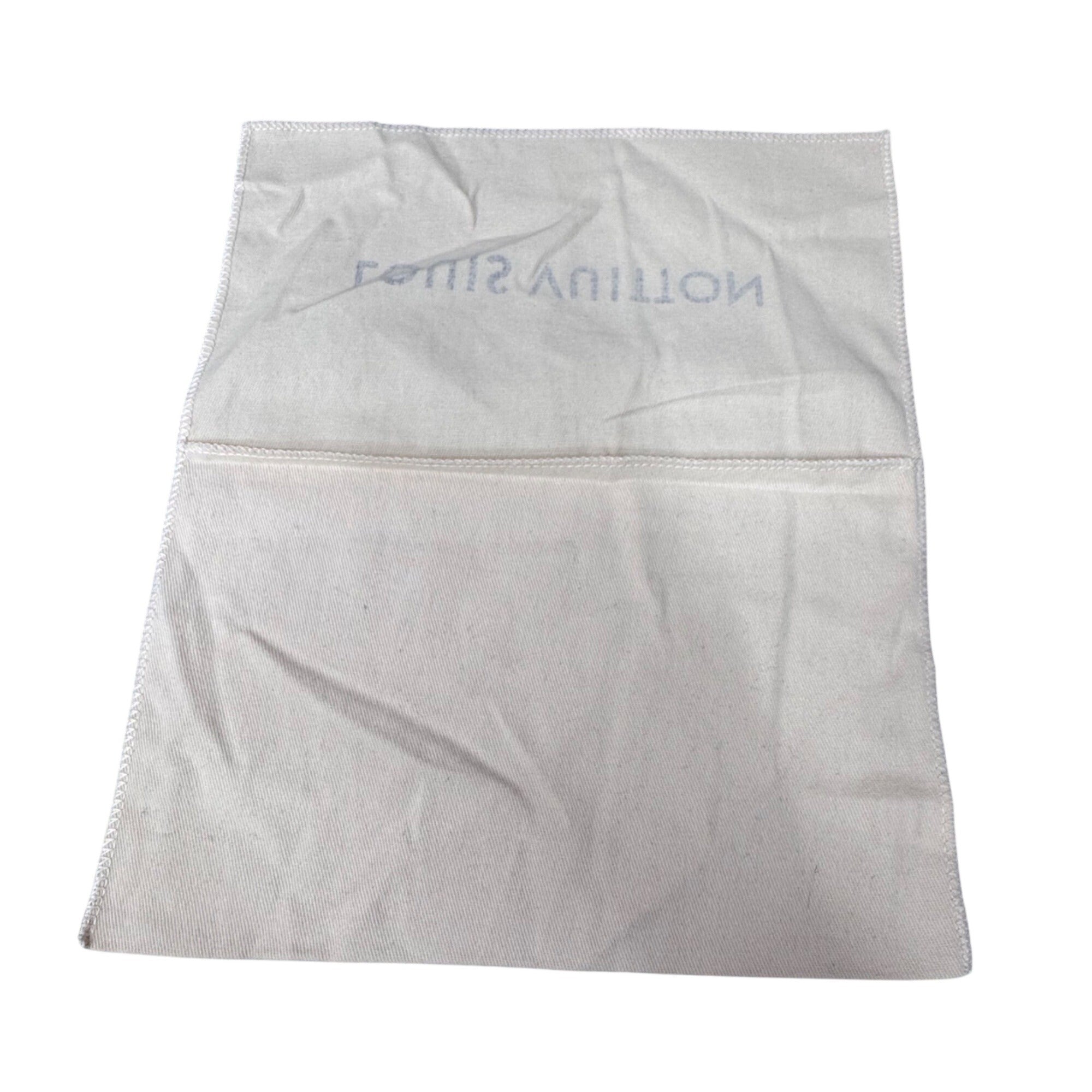 Louis Vuitton Beige Canvas Dust Bag 10X6 Accessories Small Items Clutch Wallet