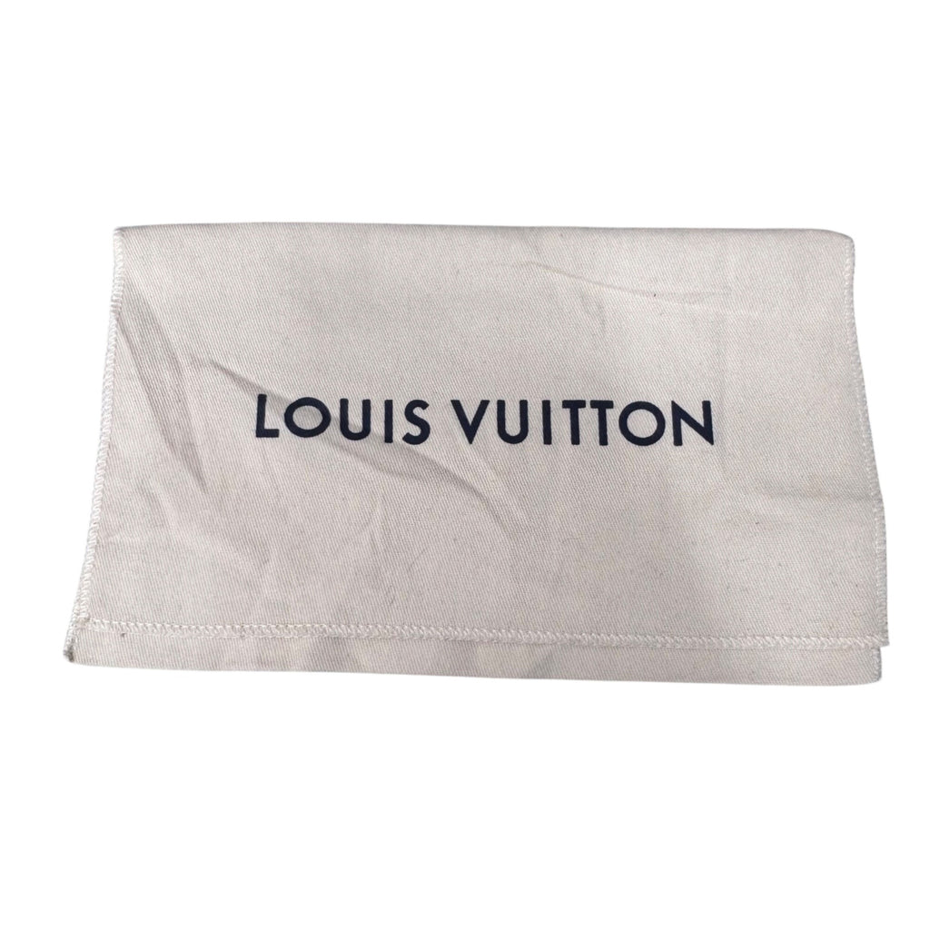 Louis Vuitton Beige Canvas Dust Bag 10X6 Accessories Small Items Clutch Wallet