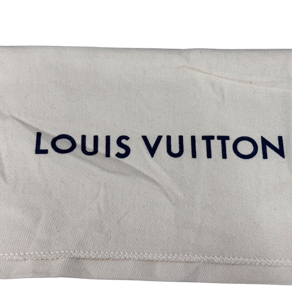 Louis Vuitton Beige Canvas Dust Bag 10X6 Accessories Small Items Clutch Wallet