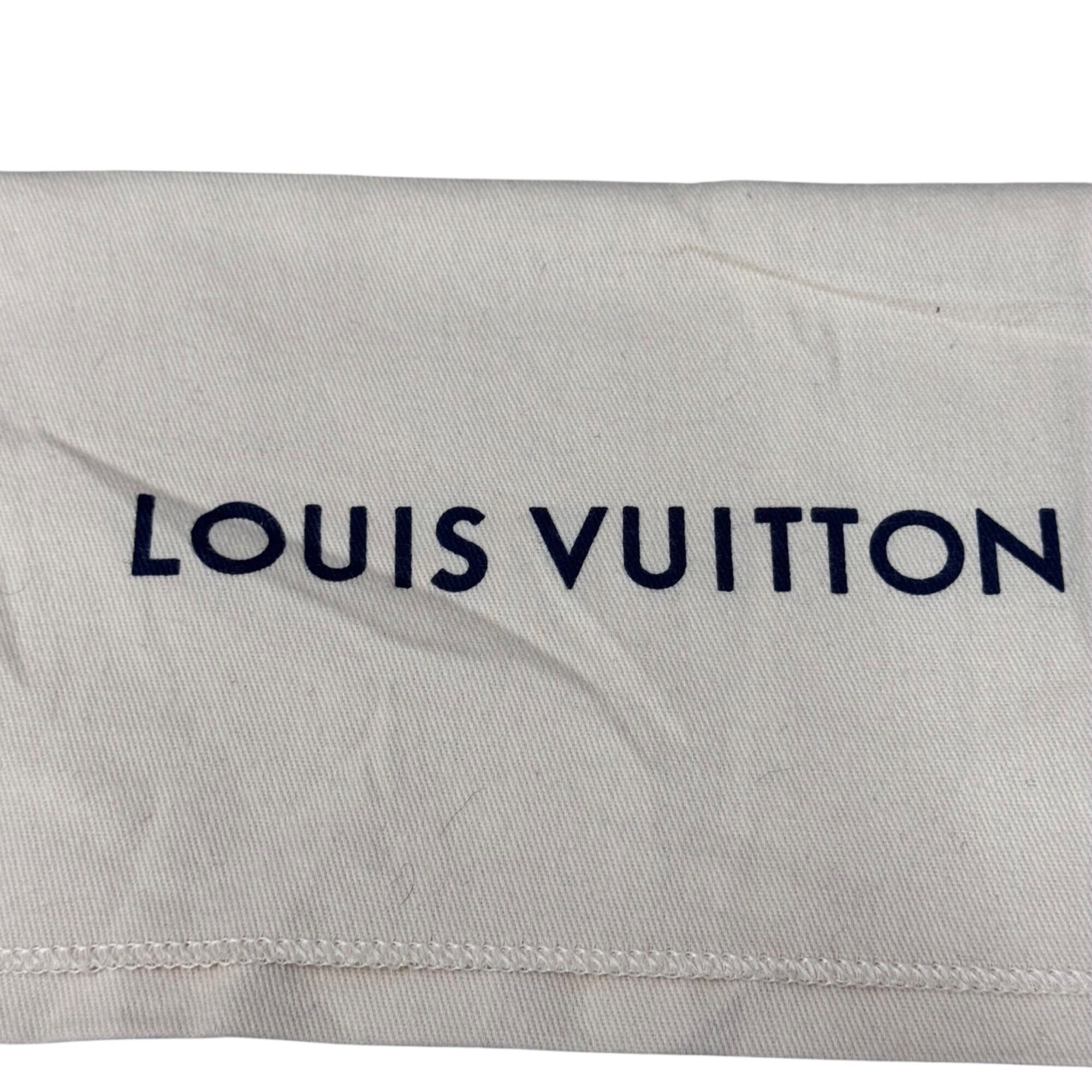 Louis Vuitton Beige Canvas Dust Bag 10X6 Accessories Small Items Clutch Wallet