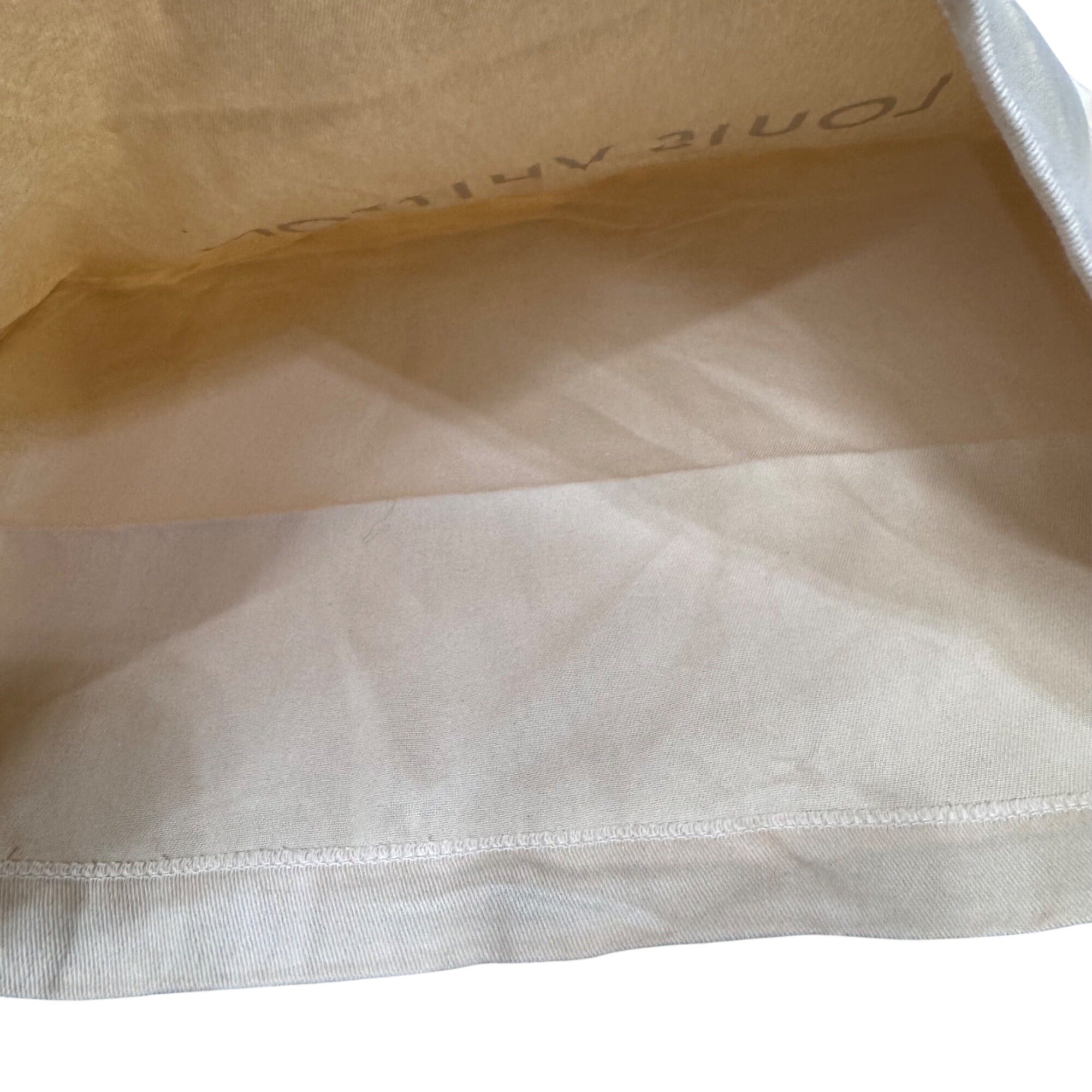 Louis Vuitton Dust Bag 17x17 Drawstring Storage Cotton Travel classic Authentic