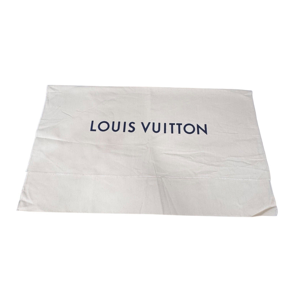 Genuine Louis Vuitton Beige Dust Cover Bag Envelope Flap 26x15 Authentic Storage