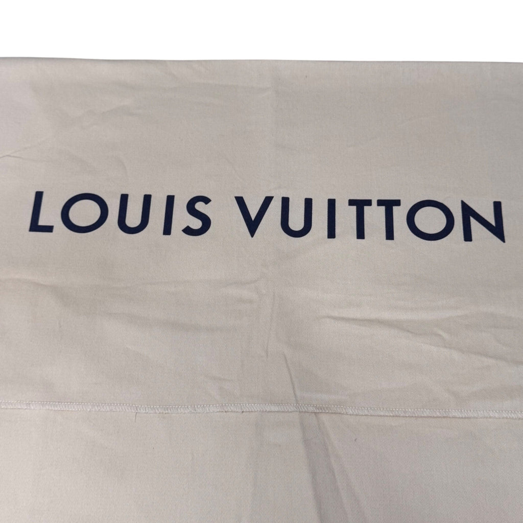 Genuine Louis Vuitton Beige Dust Cover Bag Envelope Flap 26x15 Authentic Storage
