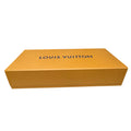 Louis Vuitton Orange Gift Box 22x10x5 Large Magnetic Purse Handbag Blanket Auth.