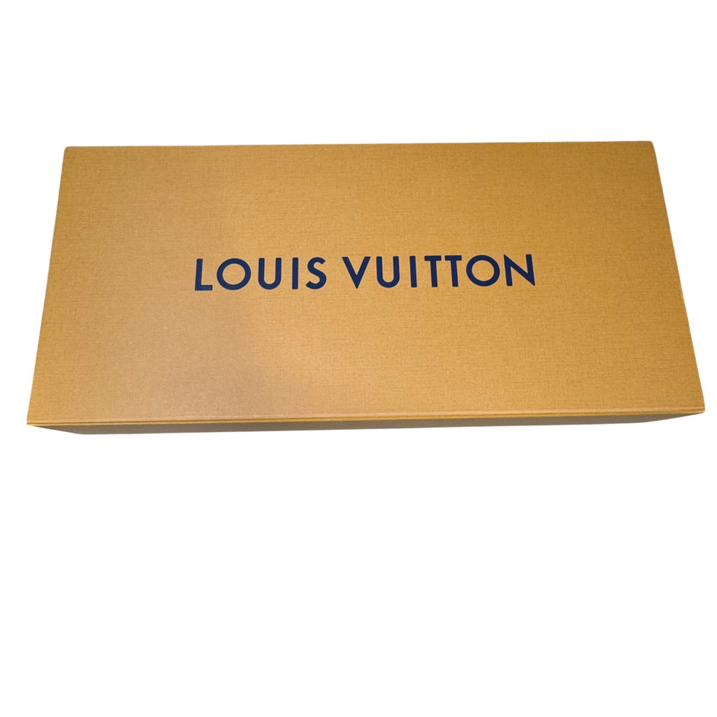 Louis Vuitton Orange Gift Box 22x10x5 Large Magnetic Purse Handbag Blanket Auth.