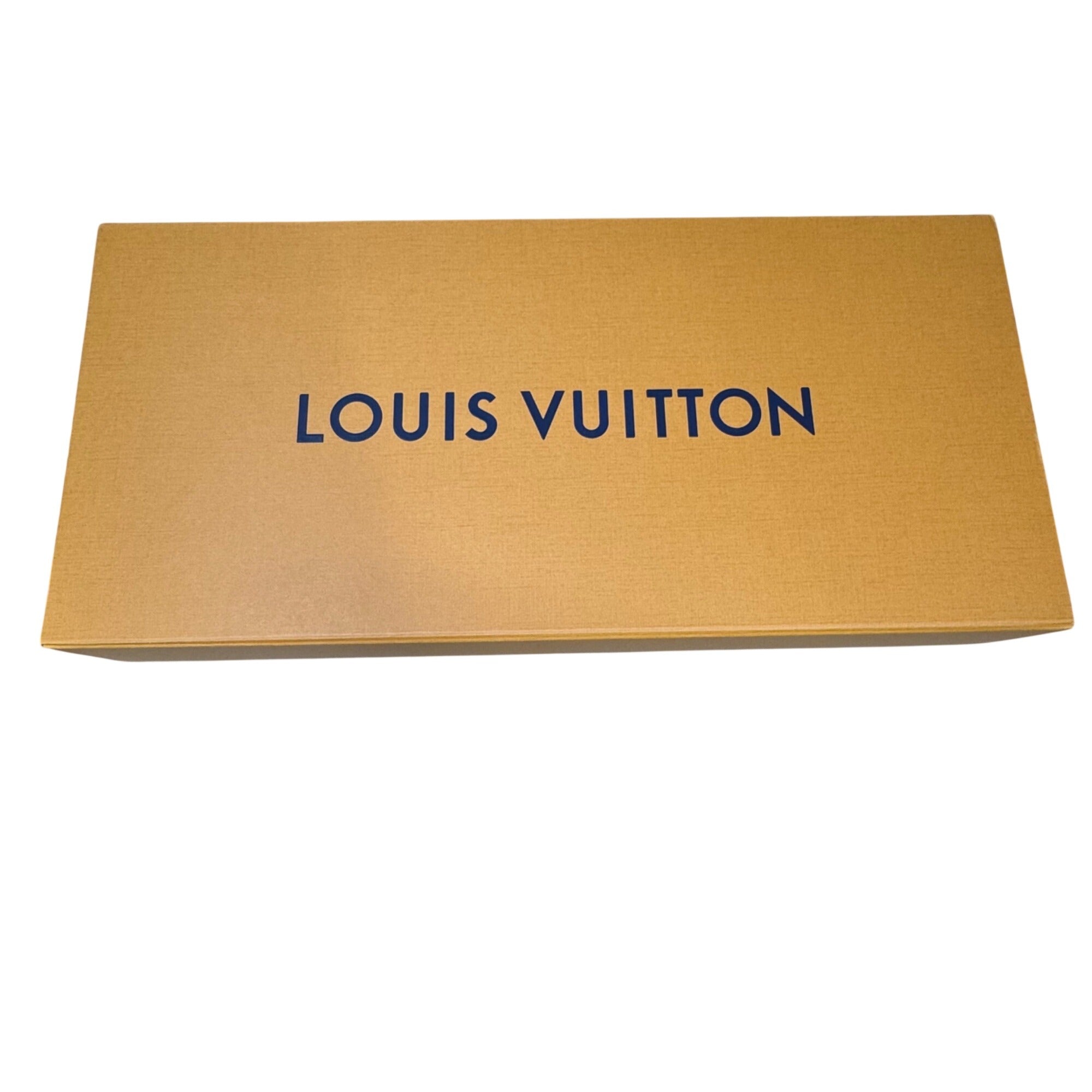 Louis Vuitton Orange Gift Box 22x10x5 Large Magnetic Purse Handbag Blanket Auth.