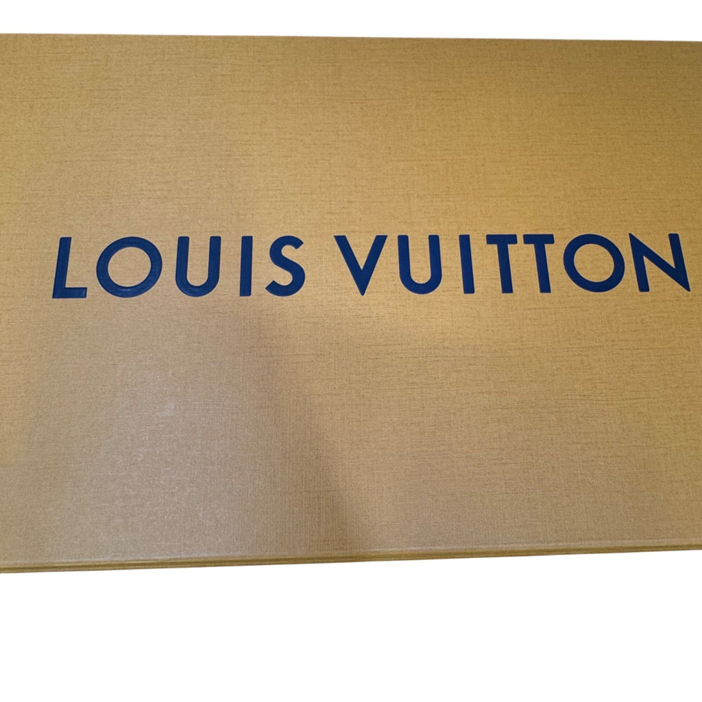 Louis Vuitton Orange Gift Box 22x10x5 Large Magnetic Purse Handbag Blanket Auth.