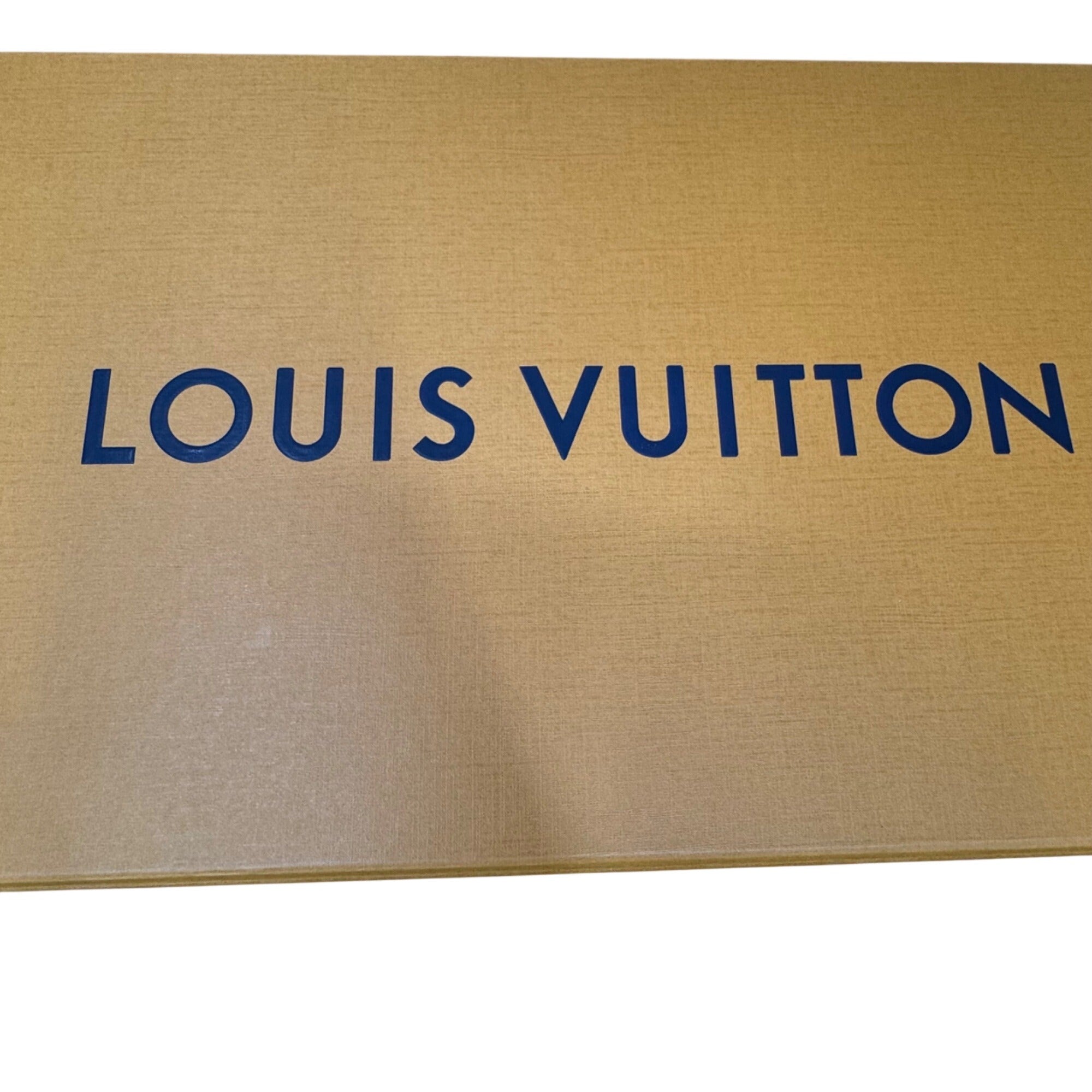 Louis Vuitton Orange Gift Box 22x10x5 Large Magnetic Purse Handbag Blanket Auth.
