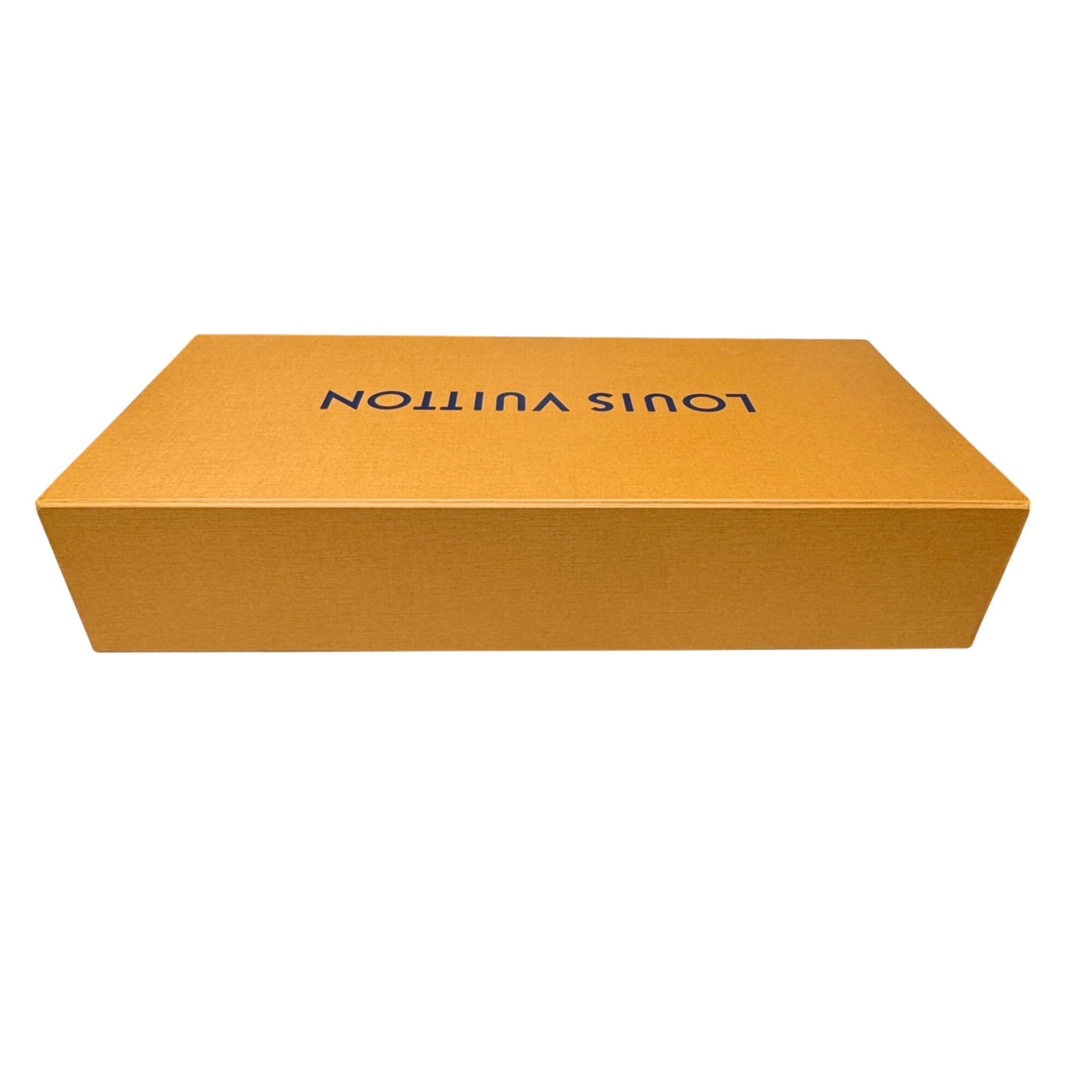 Louis Vuitton Orange Gift Box 22x10x5 Large Magnetic Purse Handbag Blanket Auth.