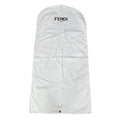 Fendi Garment Bag 54"x25.5" Snap Logo Print Travel Storage Suit Dress Authentic