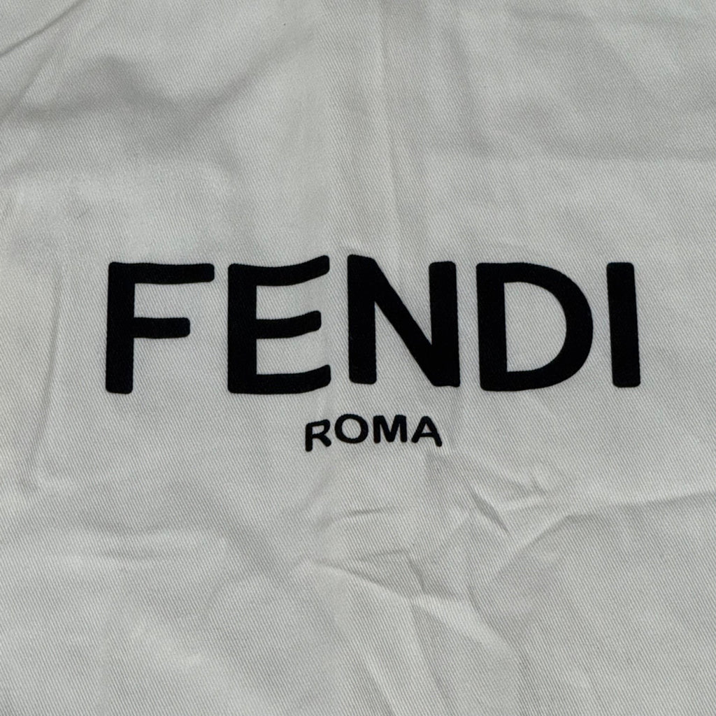 Fendi Garment Bag 54"x25.5" Snap Logo Print Travel Storage Suit Dress Authentic