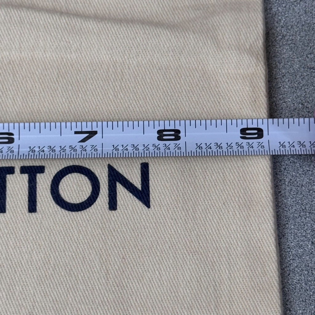 Louis Vuitton Beige Drawstring Dust Bag Authentic Shoes Or Accessories 15”x9"
