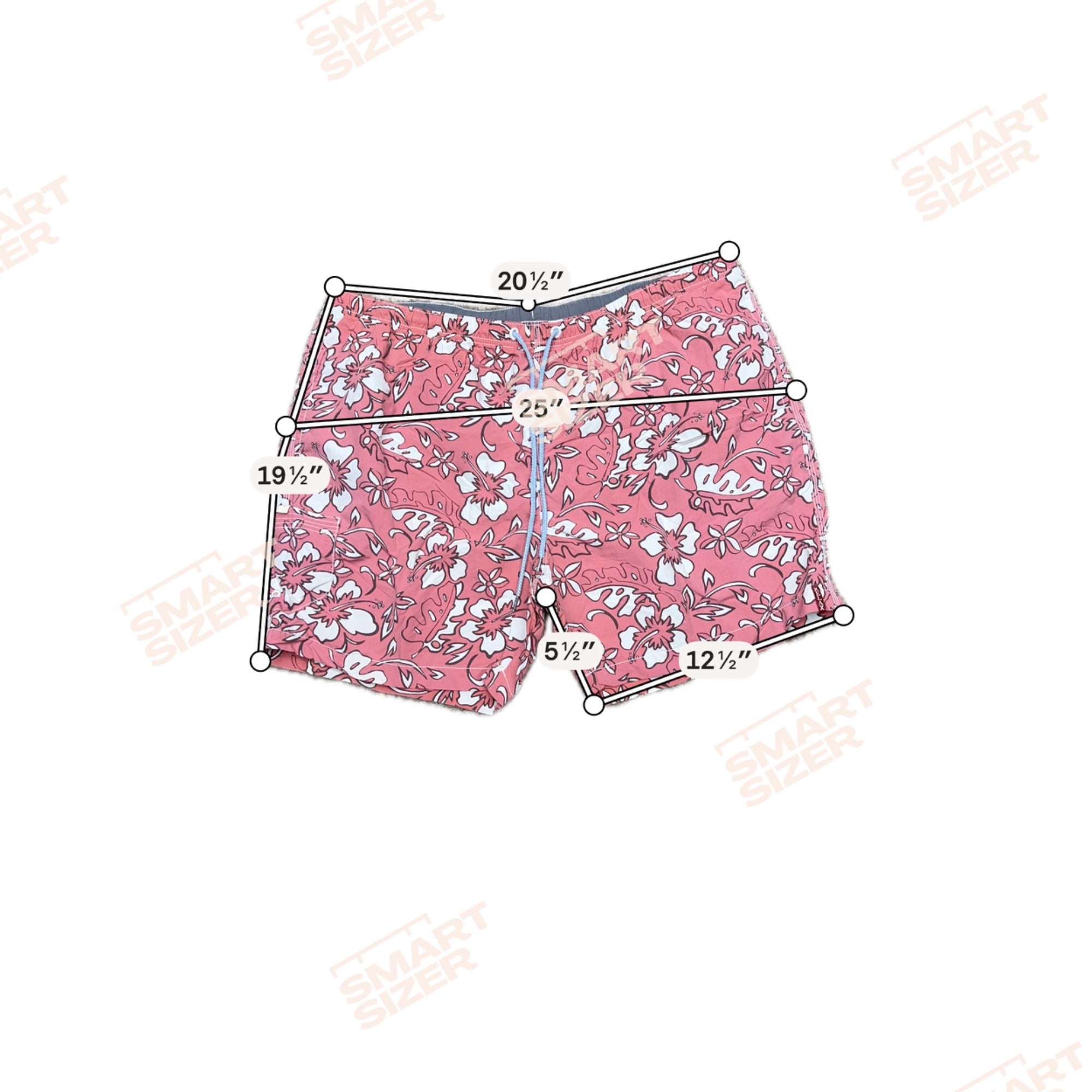 Tommy Bahama Relax Floral Swim Trunks XXL Pink Mesh Liner Hawaiian Tropical