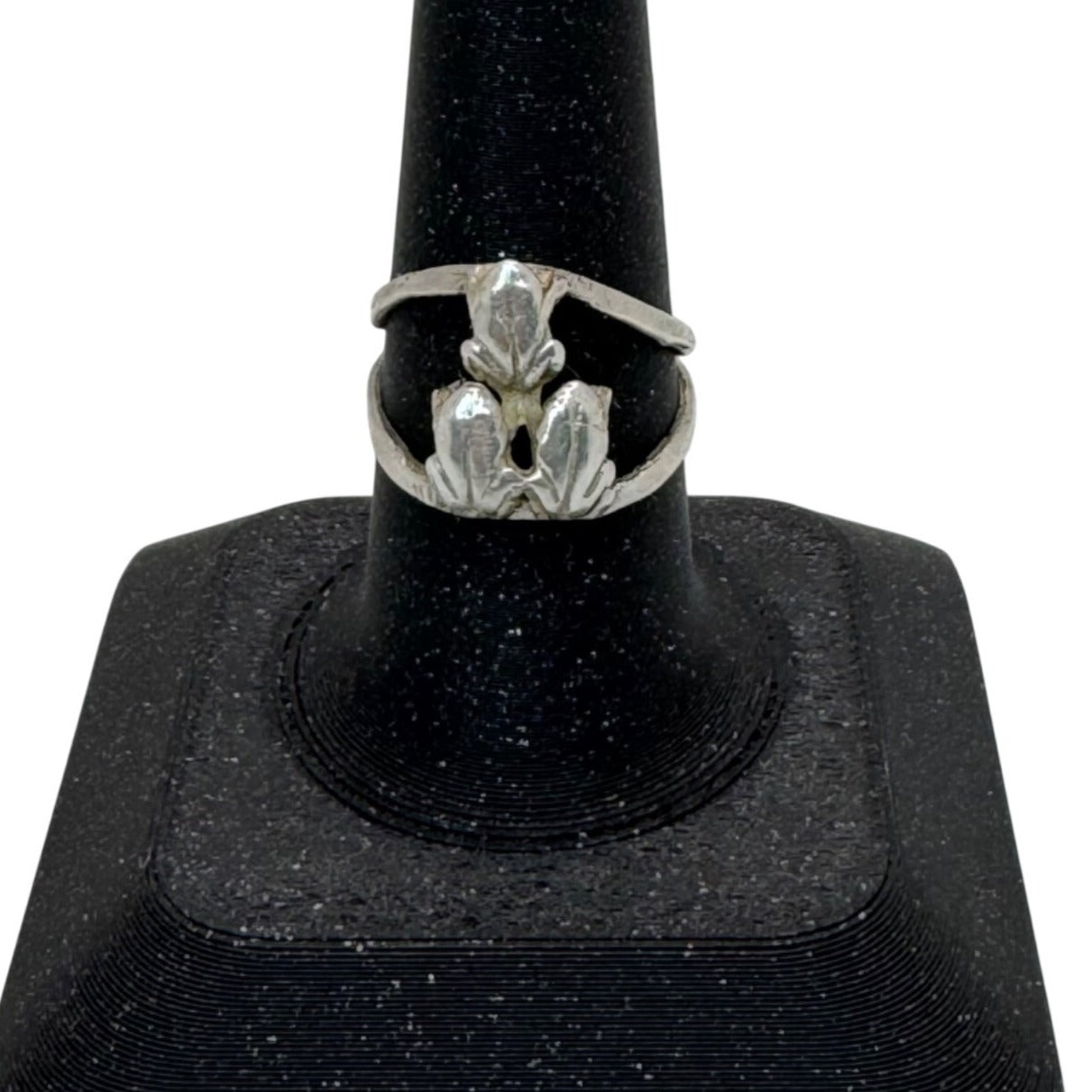 Vintage Sterling Silver Tree Frog Ring Size 7 Nature Inspired Boho Animal Band
